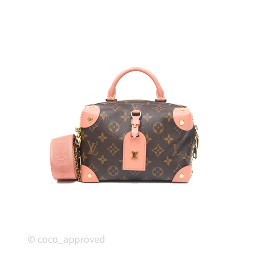 Louis Vuitton Petite Malle Souple Pink Monogram Canvas