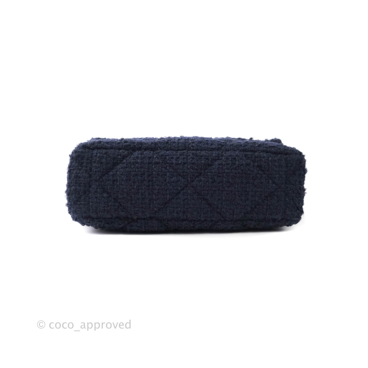Chanel 19 Medium Tweed Navy Mixed Hardware