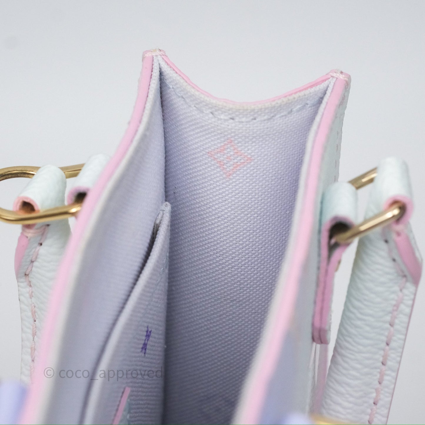 Louis Vuitton Petit Sac Plat Bag Sunrise Pastel