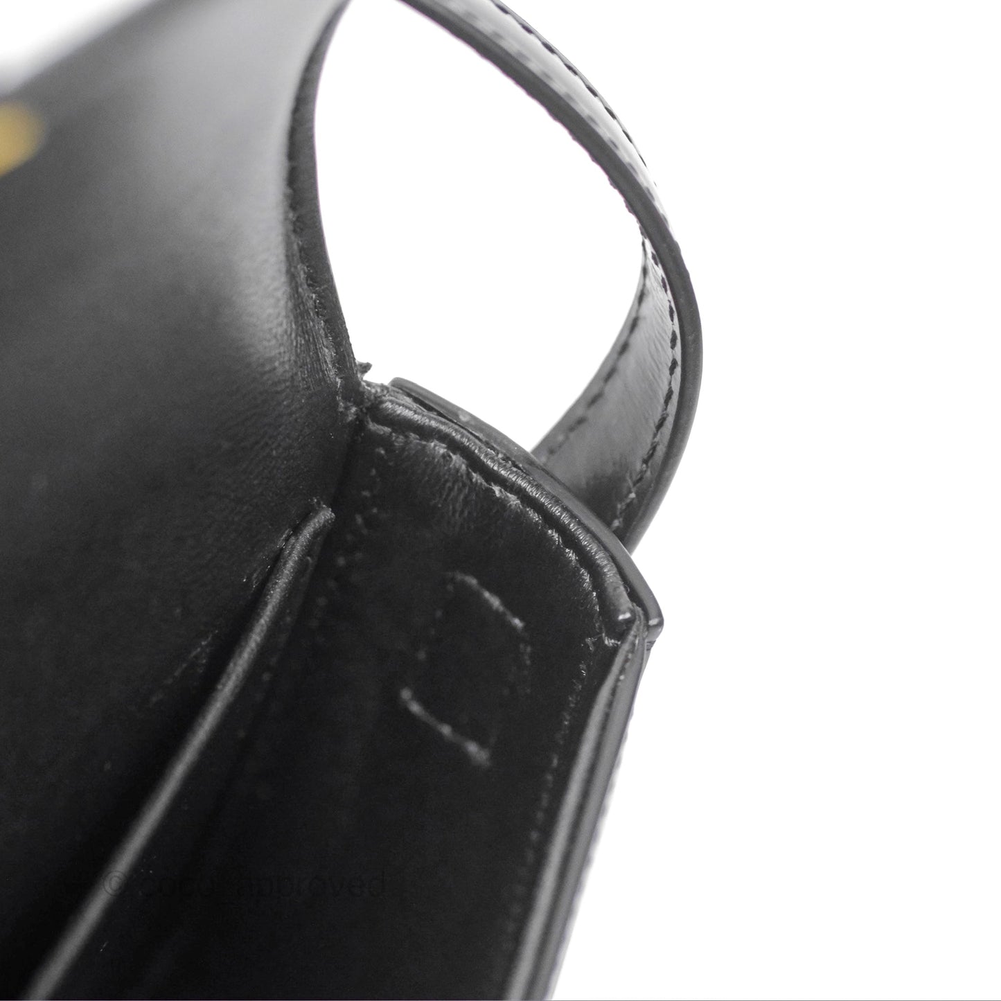 Celine Triomphe Shoulder Bag Black Calfskin