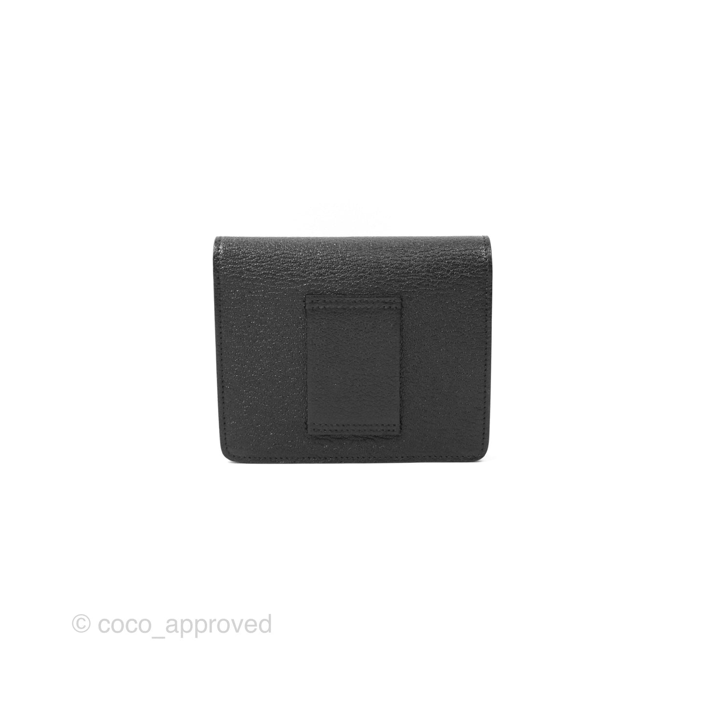 Hermès Roulis Slim Wallet Noir Gold Hardware