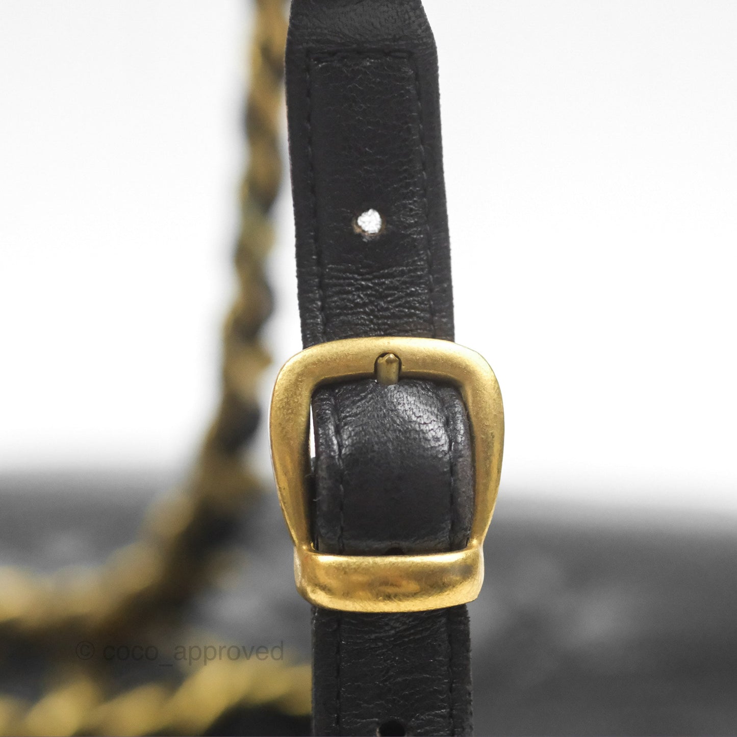 Chanel Vintage CC Duma Backpack Black Lambskin 24K Gold Hardware
