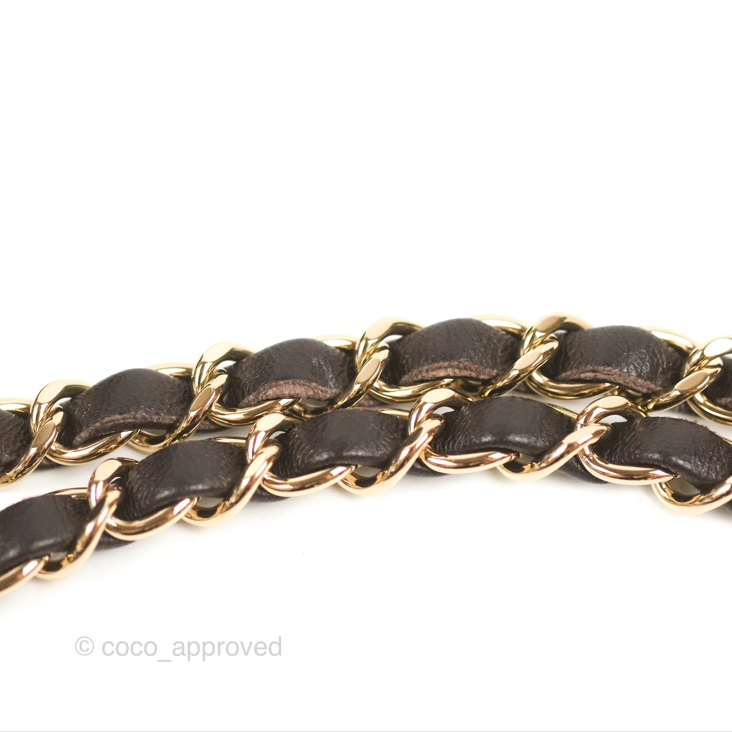 Chanel Quilted Mini Rectangular Chocolate Brown Lambskin Gold Hardware