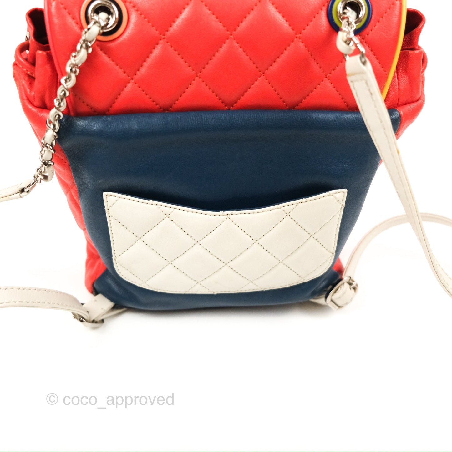 Chanel Quilted Small Cuba Urban Spirit Backpack Orange Lambskin