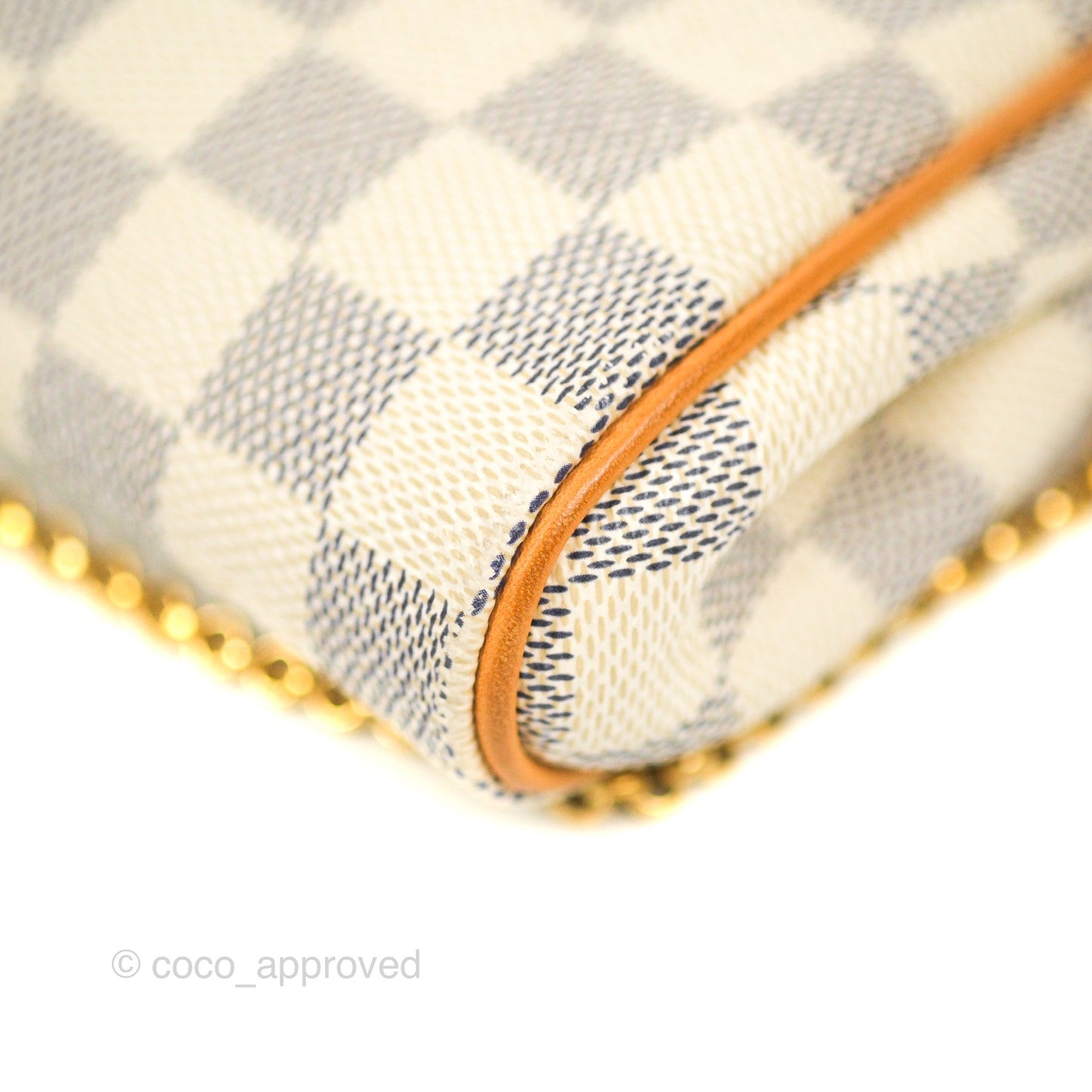 Louis Vuitton Eva Clutch With Strap Damier Azur