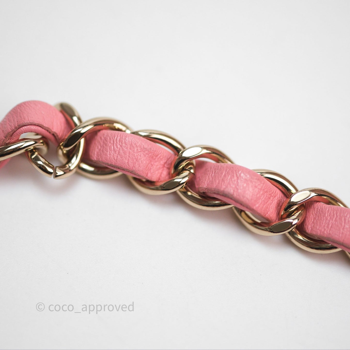 Chanel Mini Rectangular Flap Pink Tweed Braid Gold Hardware