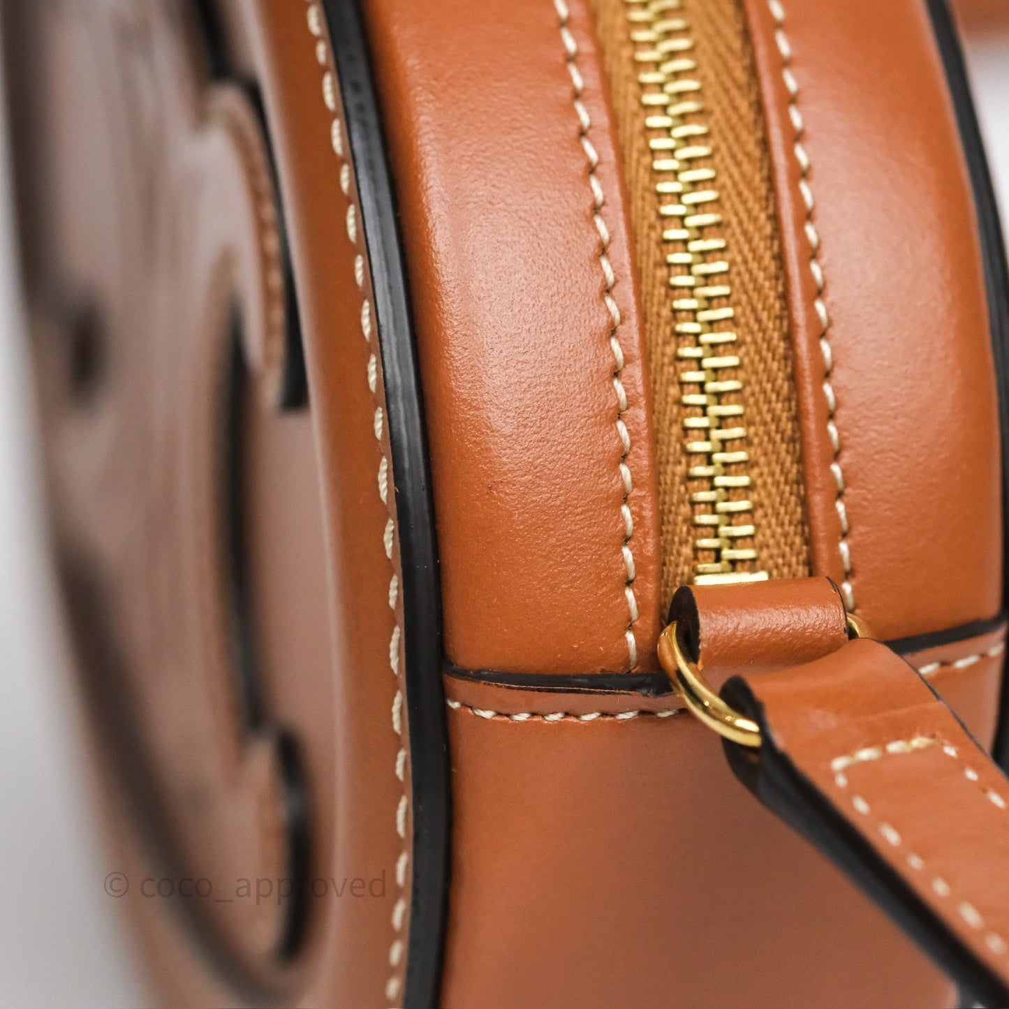 Celine Mini Oval Bag Cuir Triomphe Tan Calfskin