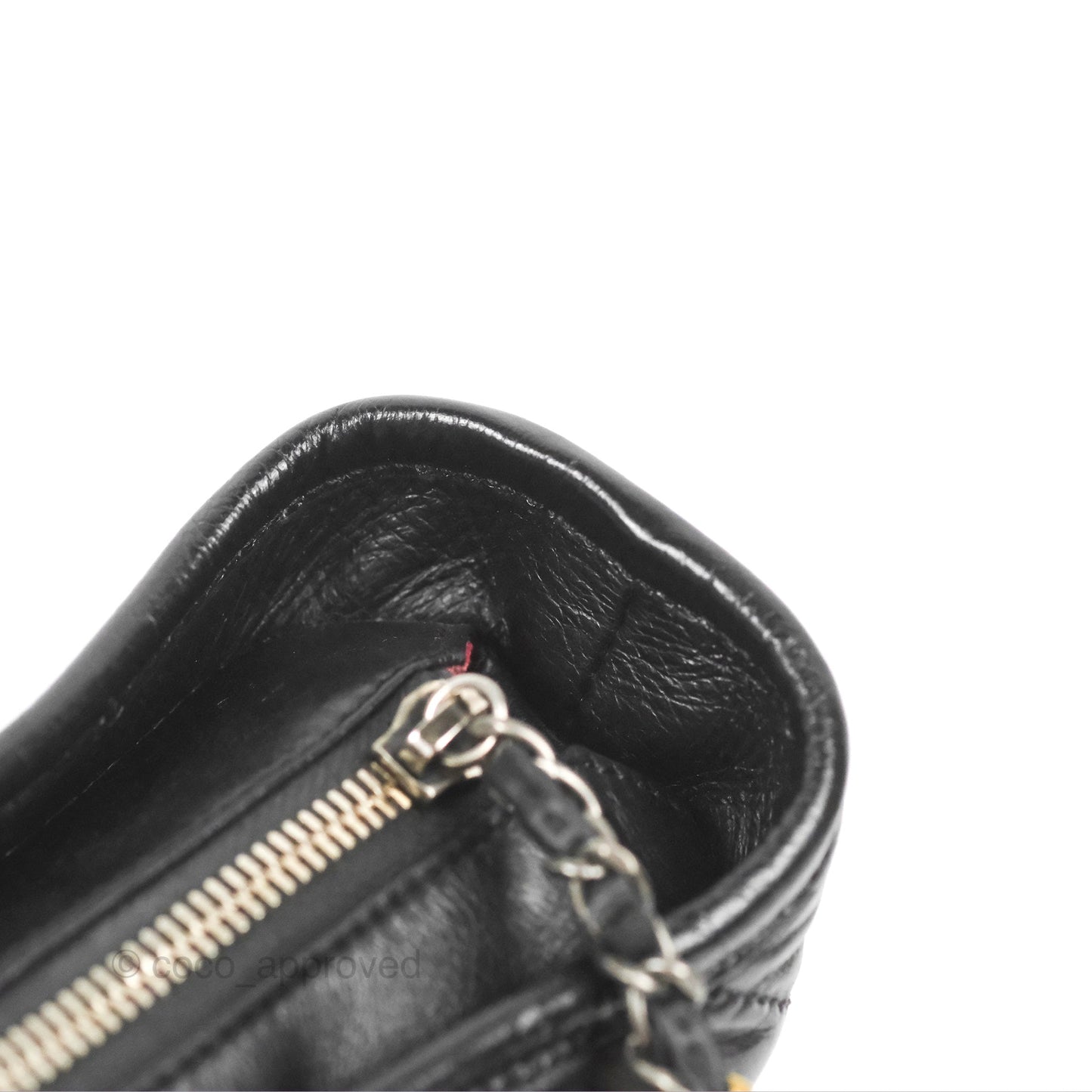 Chanel Small Gabrielle Hobo Quilted Black Aged Calfskin