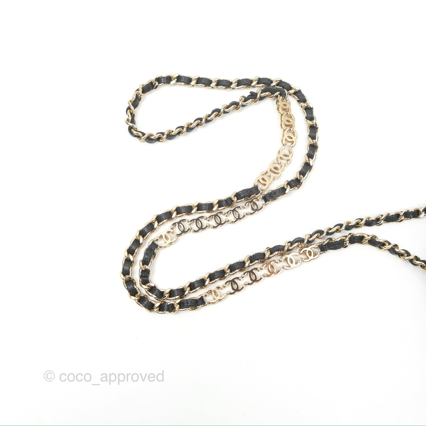 Chanel Mini Vanity With CC Chain Black Caviar Gold Hardware