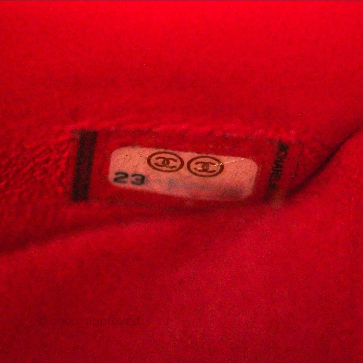 Chanel Classic M/L Medium Flap Quilted Red Lambskin Gold Hardware