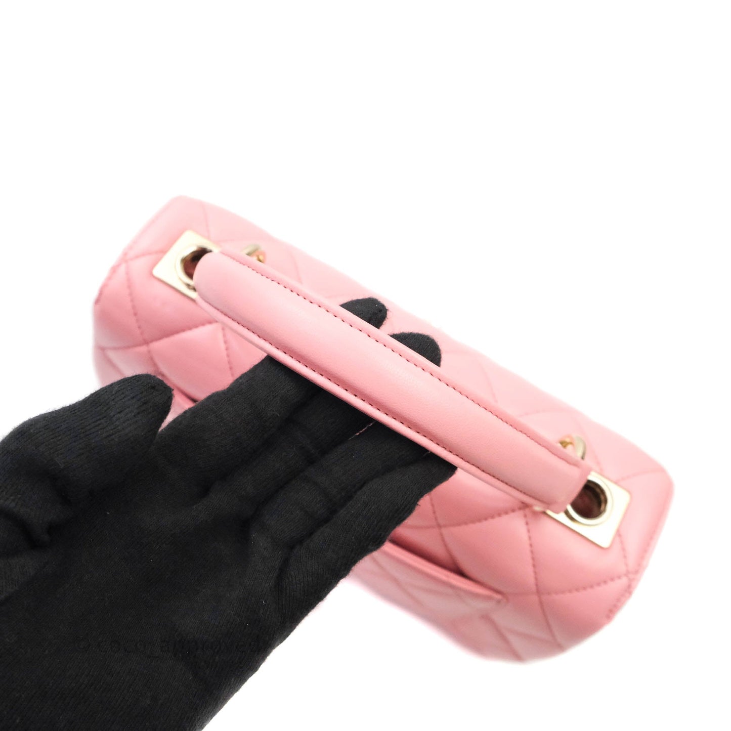 Chanel Quilted Trendy CC Small Pink Lambskin Gold Hardware