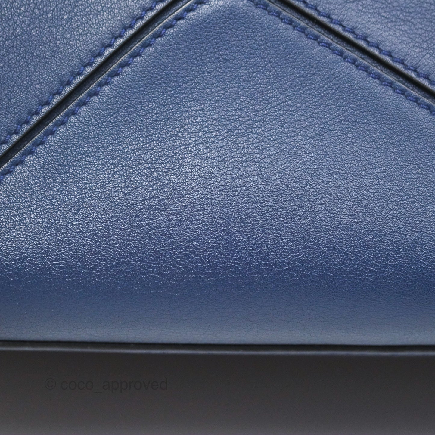 Loewe Small Puzzle Bag Navy Calfskin