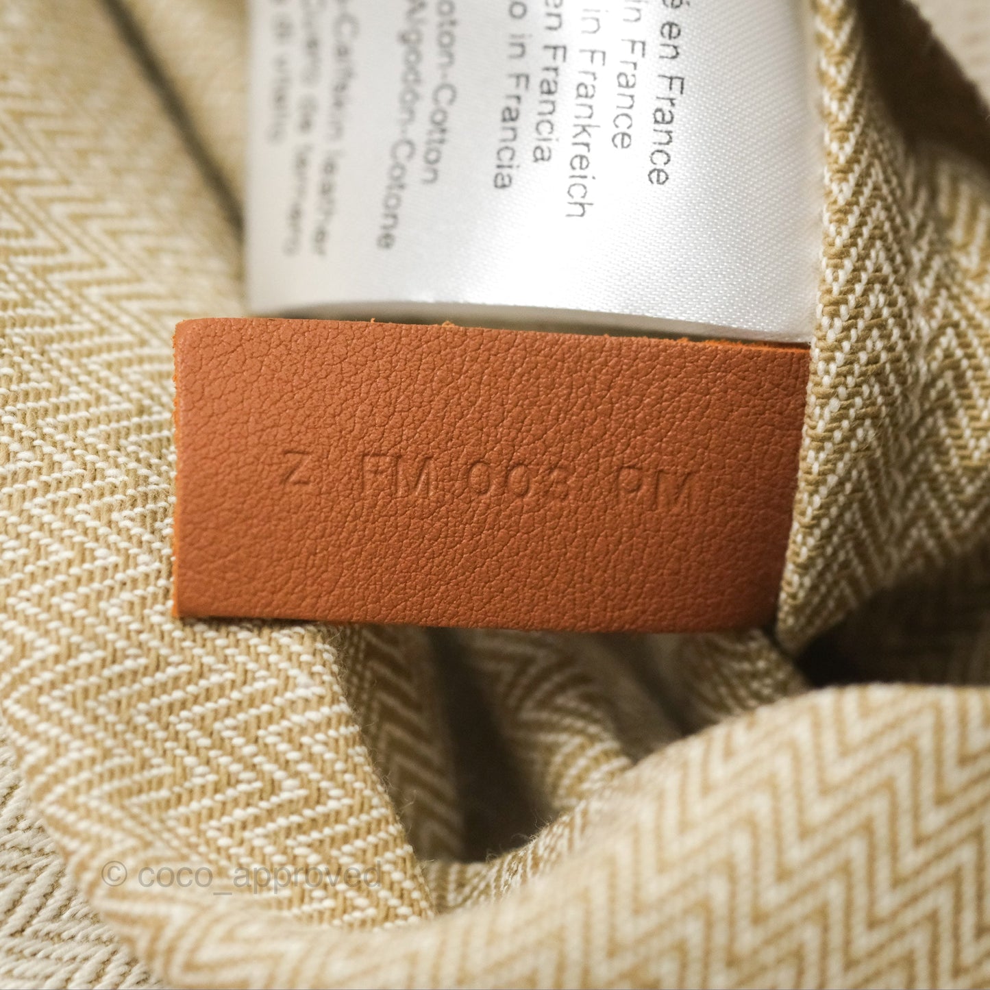 Hermès Aline Canvas Tote Bag