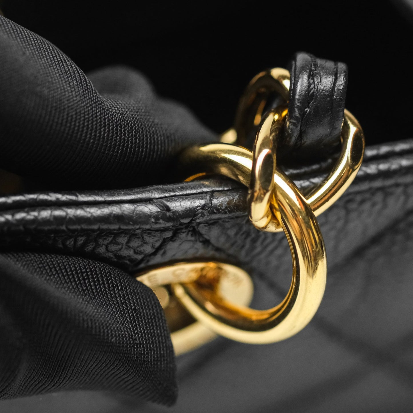 Chanel Vertical GST Black Caviar Gold Hardware