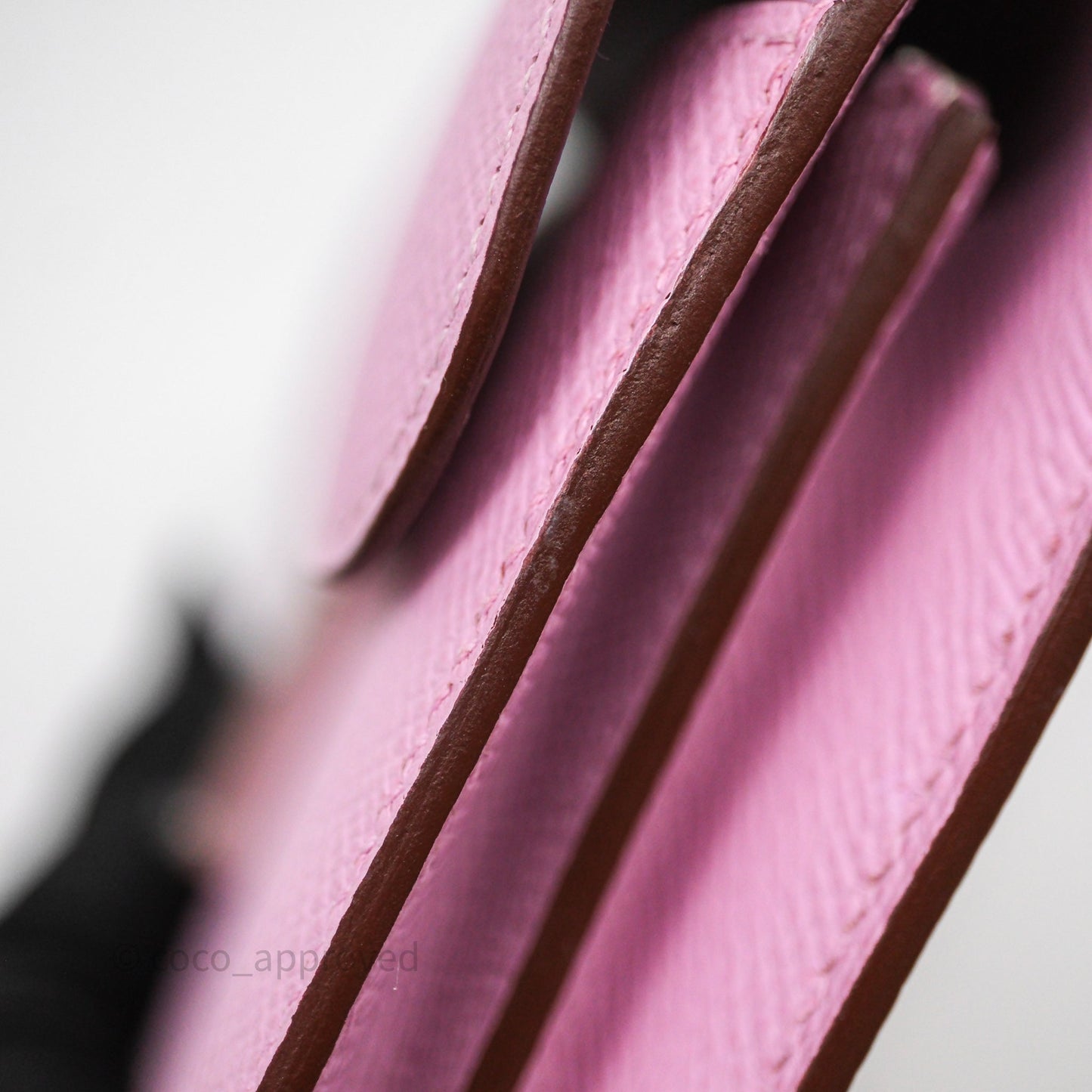 Hermès Constance To Go Wallet Mauve Sylvestre X9 Epsom Palladium hardware