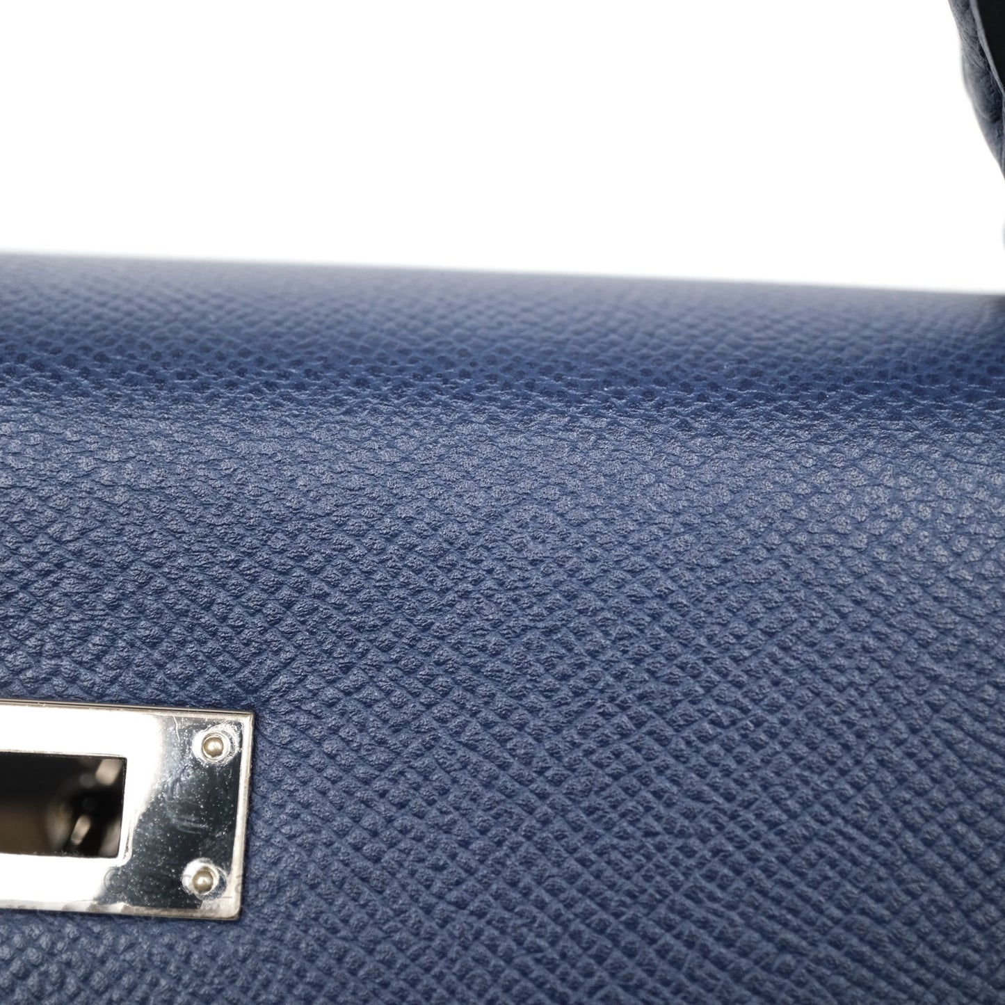 Hermes Kelly 32 Bleu Saphir 73 Epsom Palladium Hardware