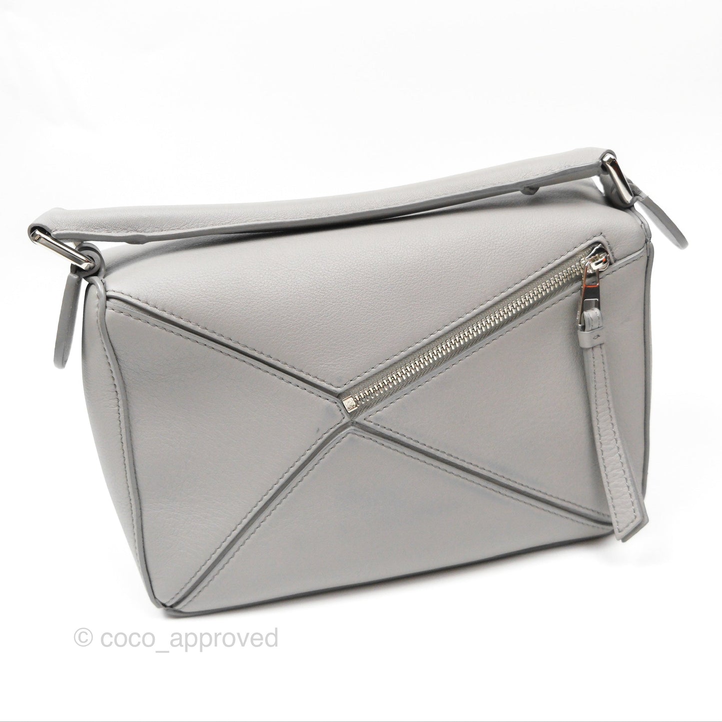 Loewe Small Puzzle Bag Grey Calfskin