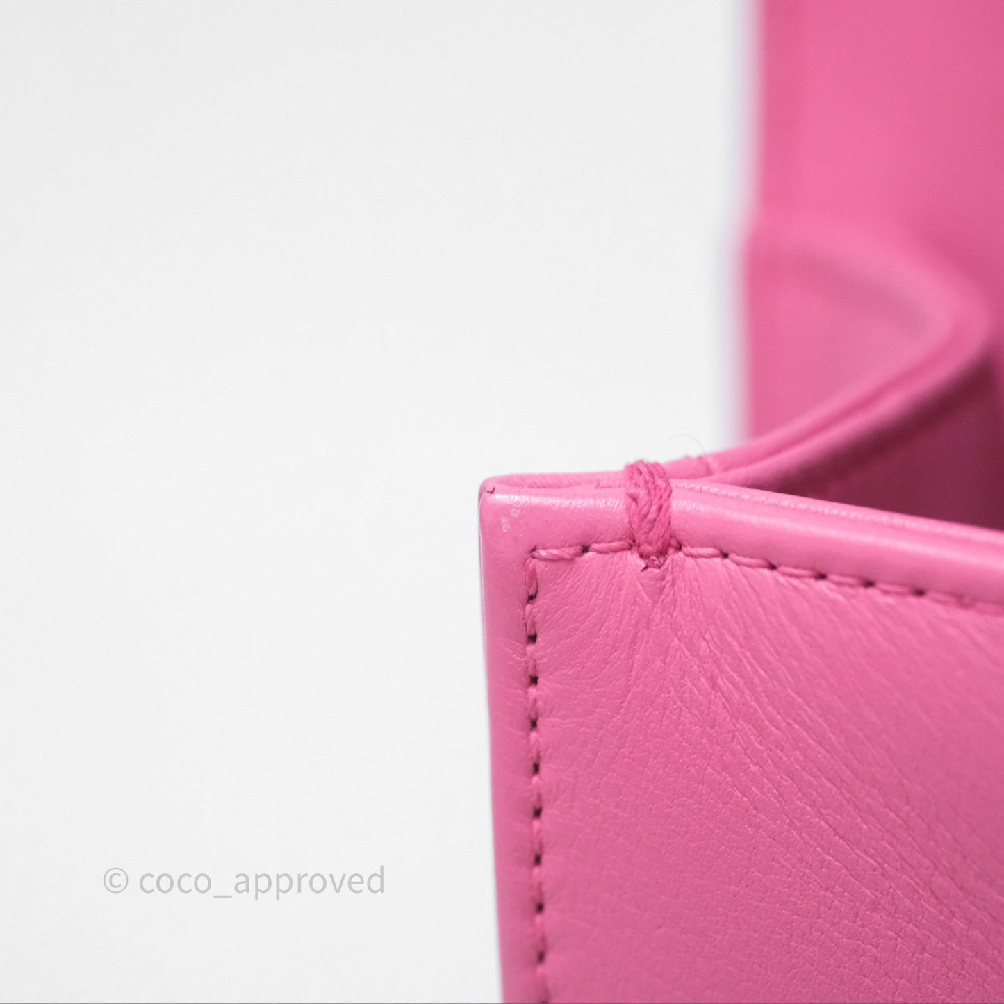Chanel Small Boy Pink Calfskin Aged Gold Hardware