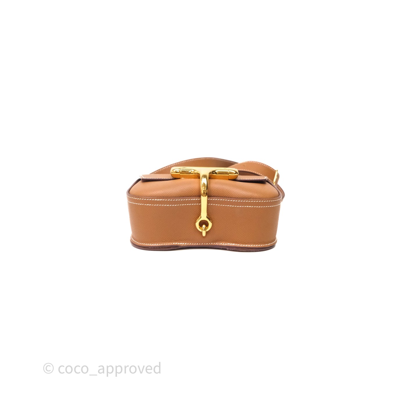 Hermès Della Cavalleria Mini Bag Gold 37 Epsom Gold Hardware