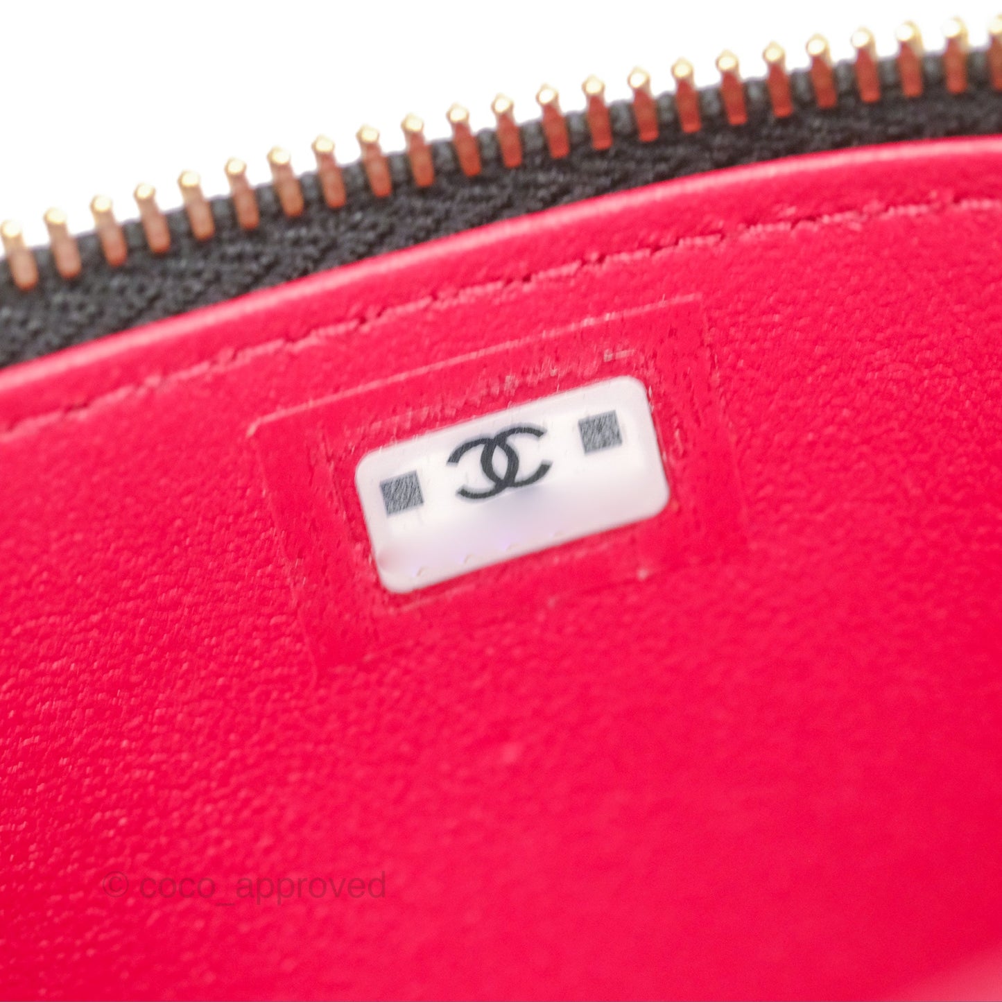 Chanel Quilted Vanity Rectangular with Camellia Adjustable Chain Black Lambskin 23S