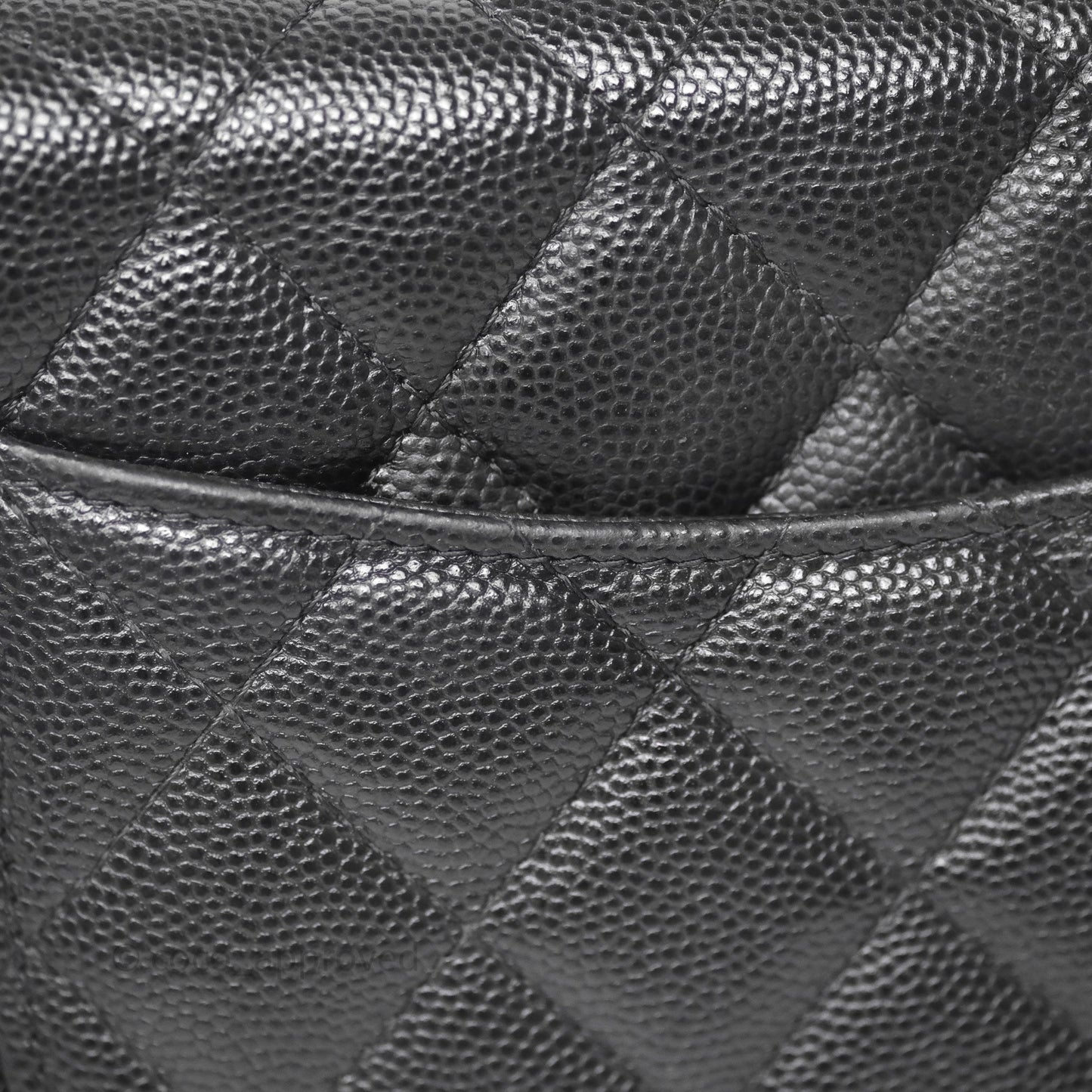 Chanel Quilted WOC with Charms Black Caviar Gold Hardware