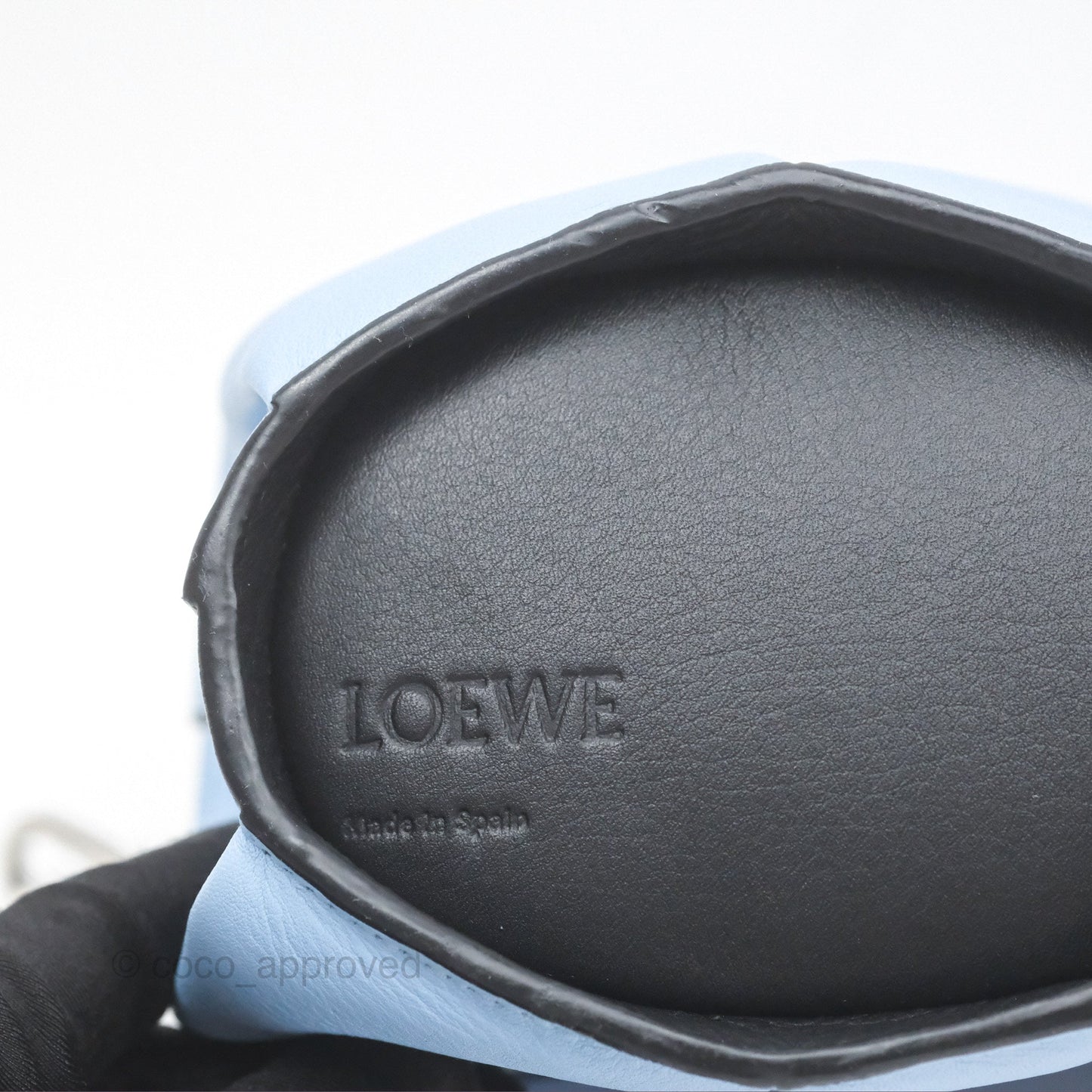 Loewe Elephant Bag In Classic Calfskin Blue