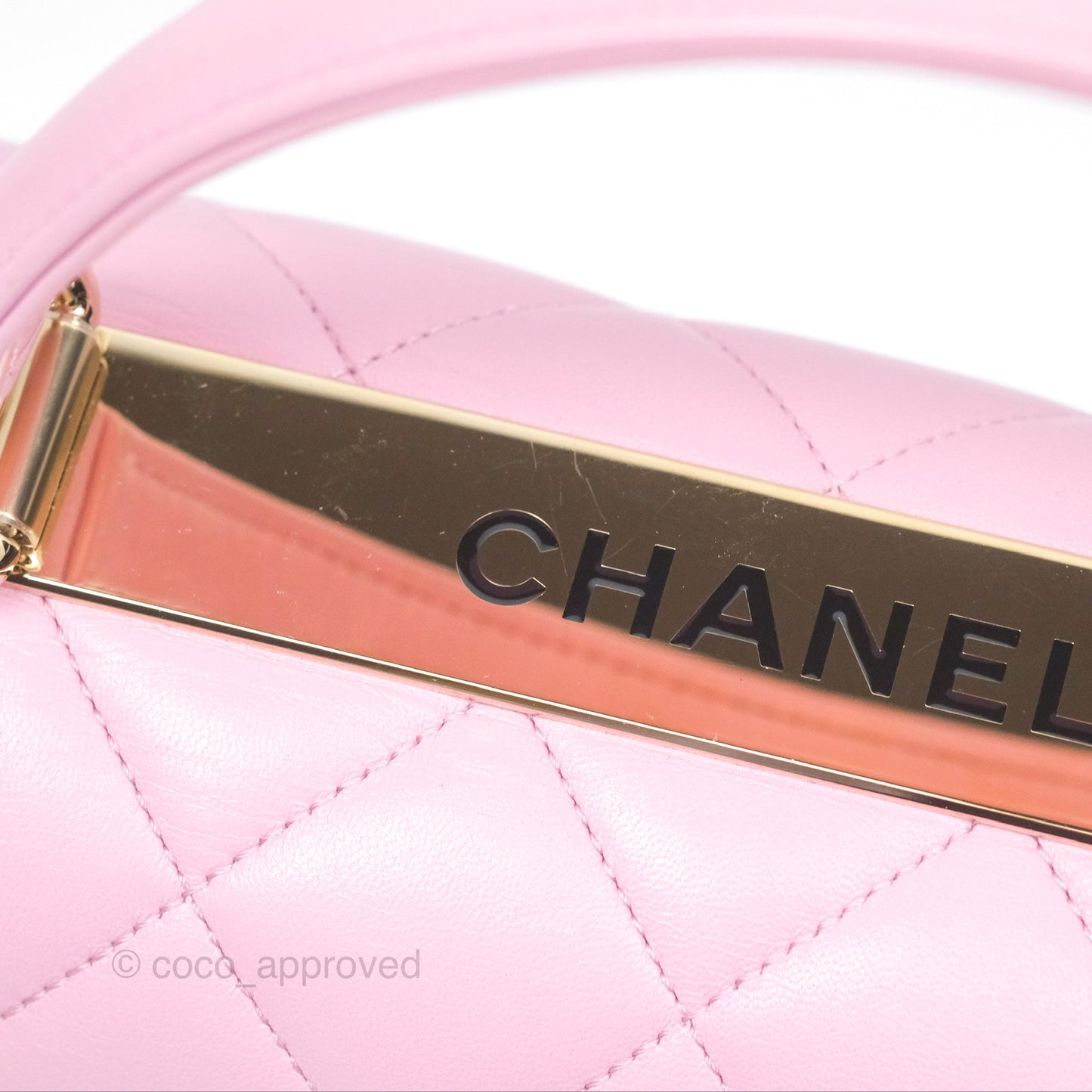 Chanel Medium Trendy CC Pink Lambskin Gold Hardware