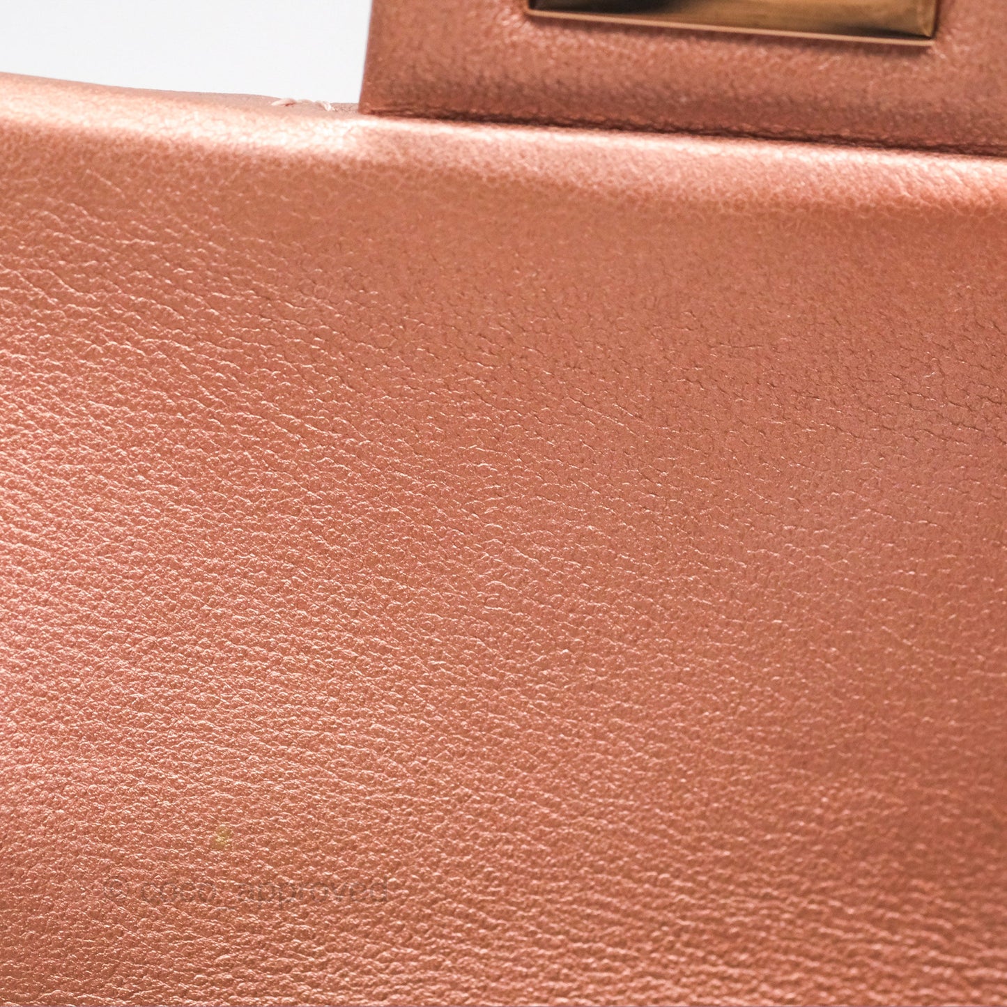 Chanel Mini Reissue 224 Copper Metallic Calfskin Rose Gold