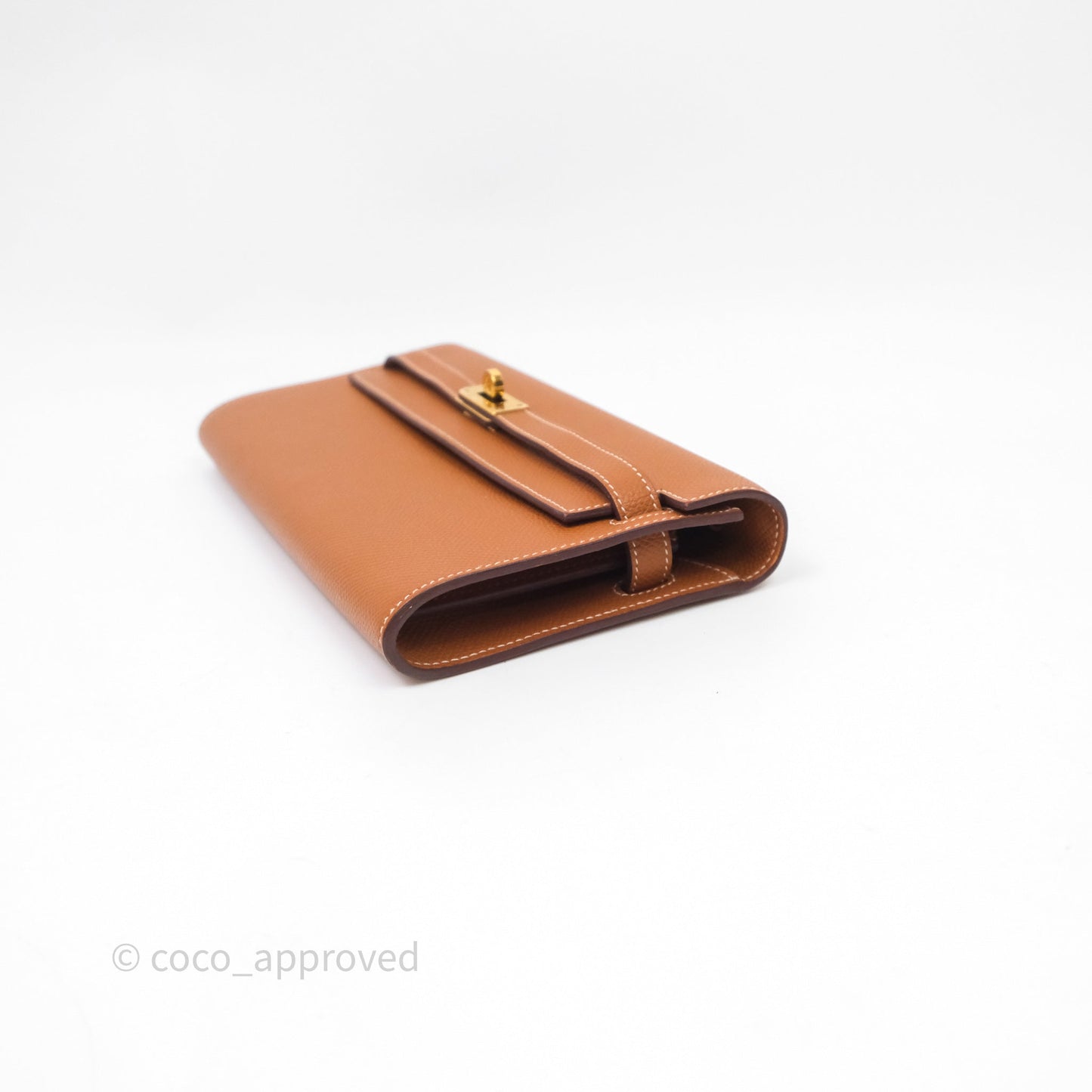 Hermès Kelly To Go Wallet Gold 37 Epsom Gold Hardware