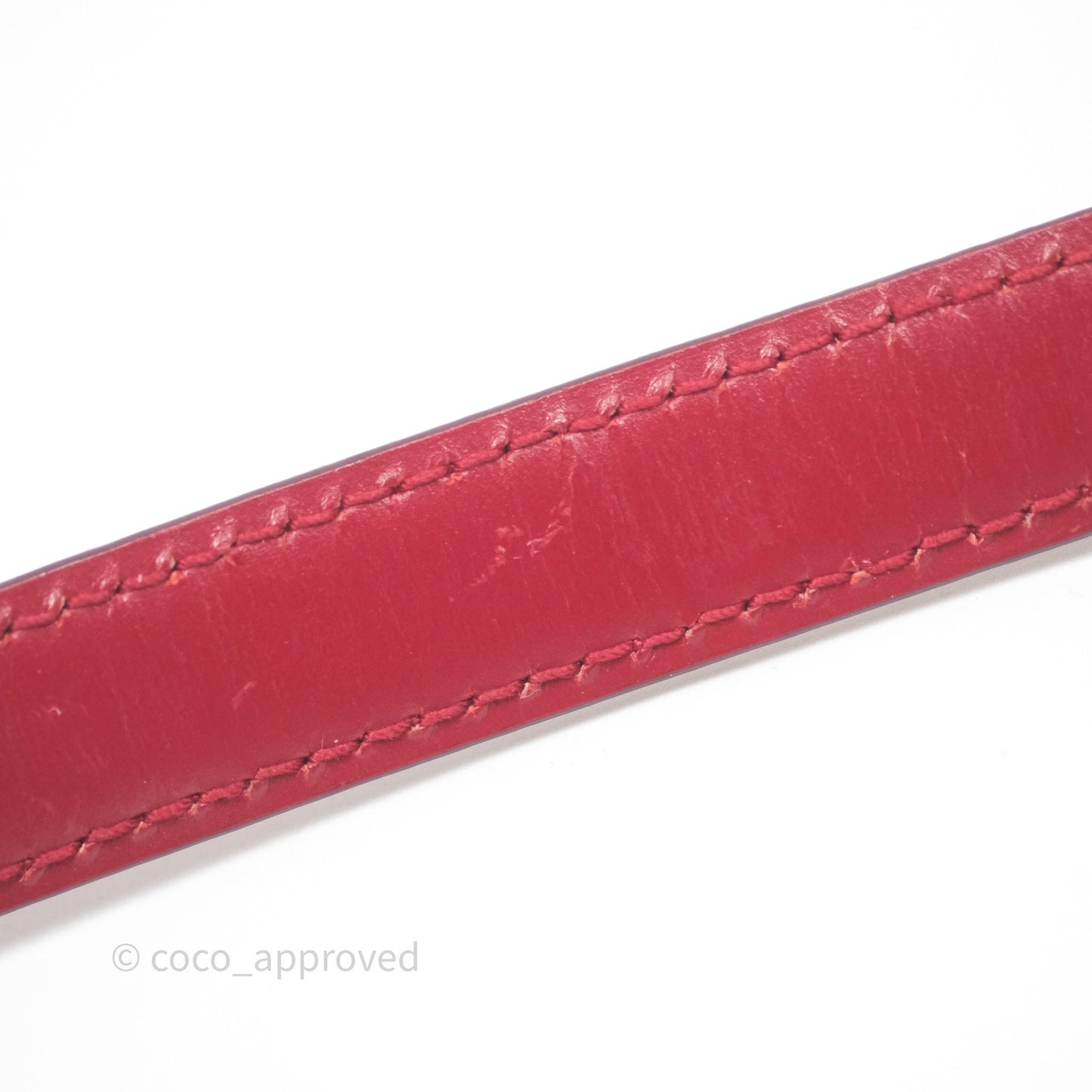 Celine Small Classic Box Flap Red Calfskin