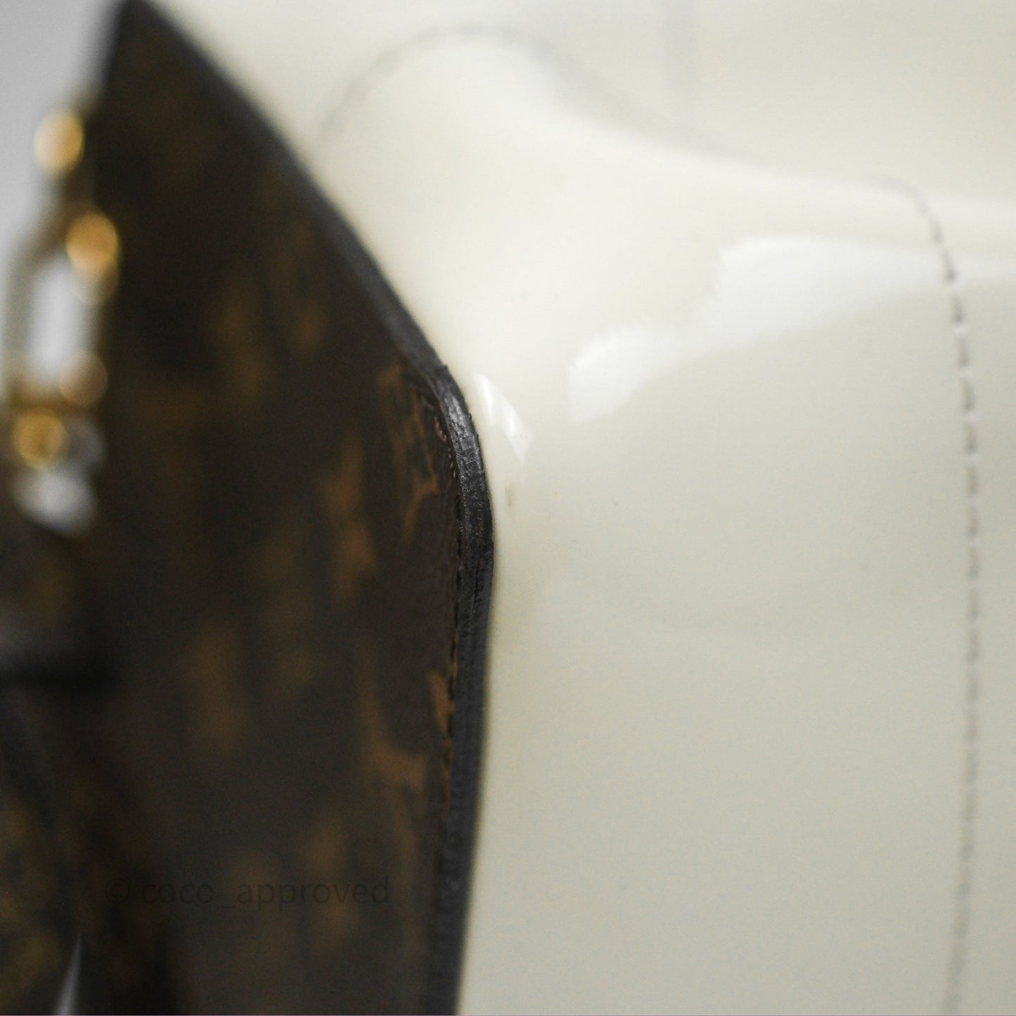 Louis Vuitton Hot Springs Backpack Monogram Patent Snow