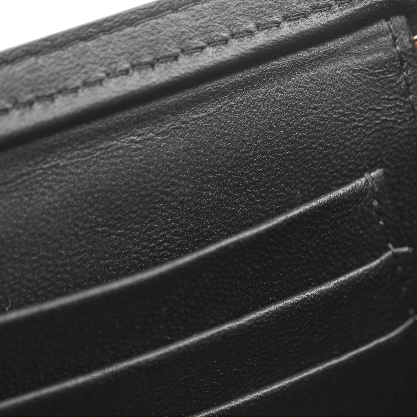 Chanel Vanity Rectangular Top Handle Black Lambskin Aged Gold Hardware