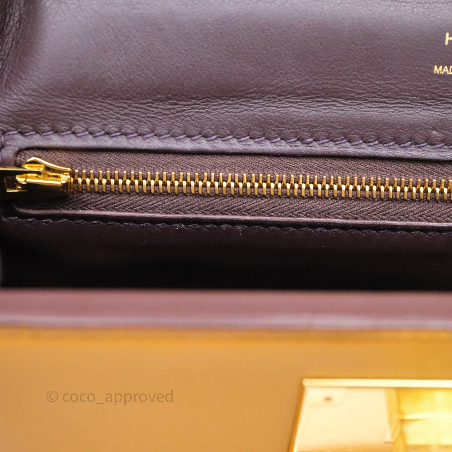 Hermès 24/24 21 Mini Caramel/Sesame/Rouge Sellier Gold Hardware