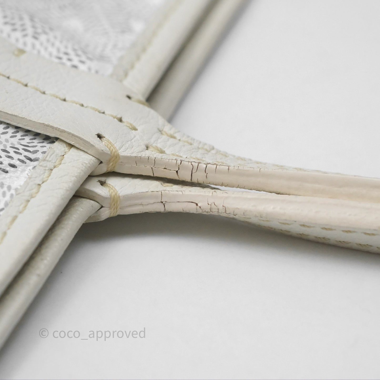 Goyard Saint Louis Tote Bag GM Blanc White