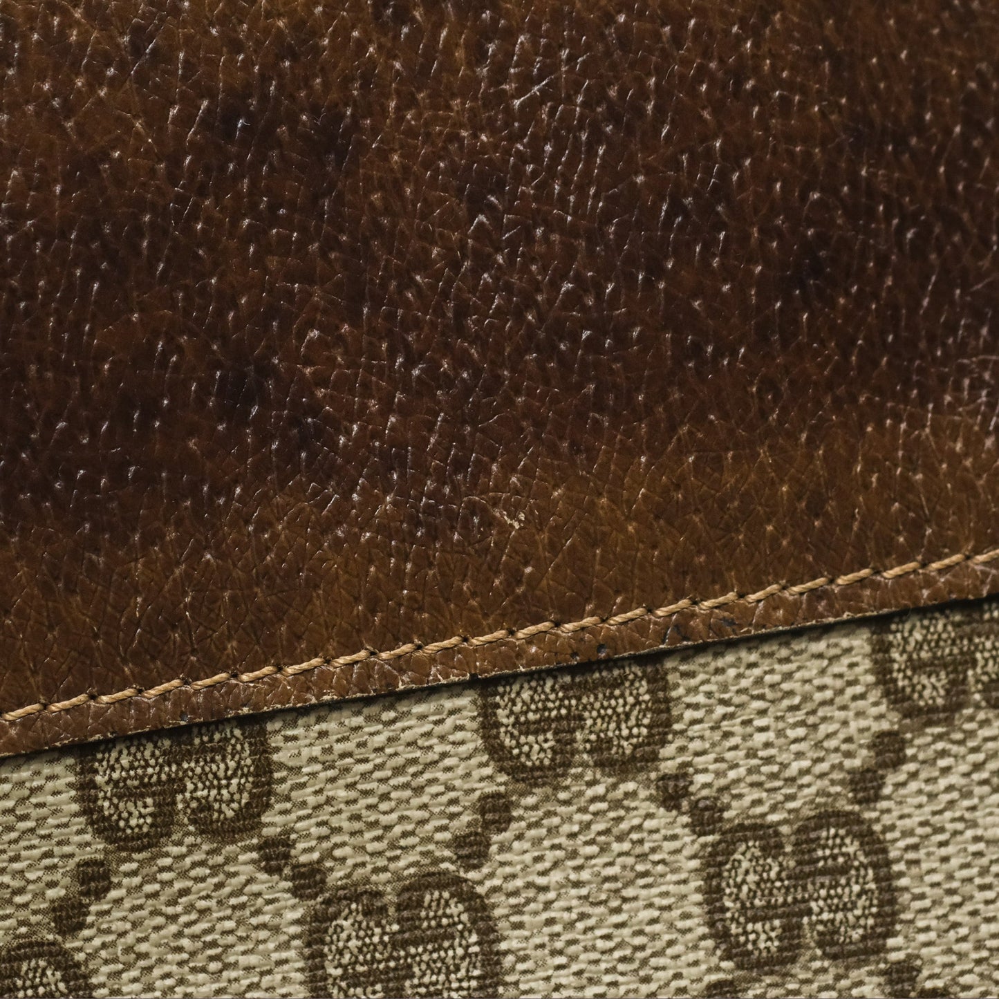 Gucci Vintage GG Supreme Tote Bag Canvas