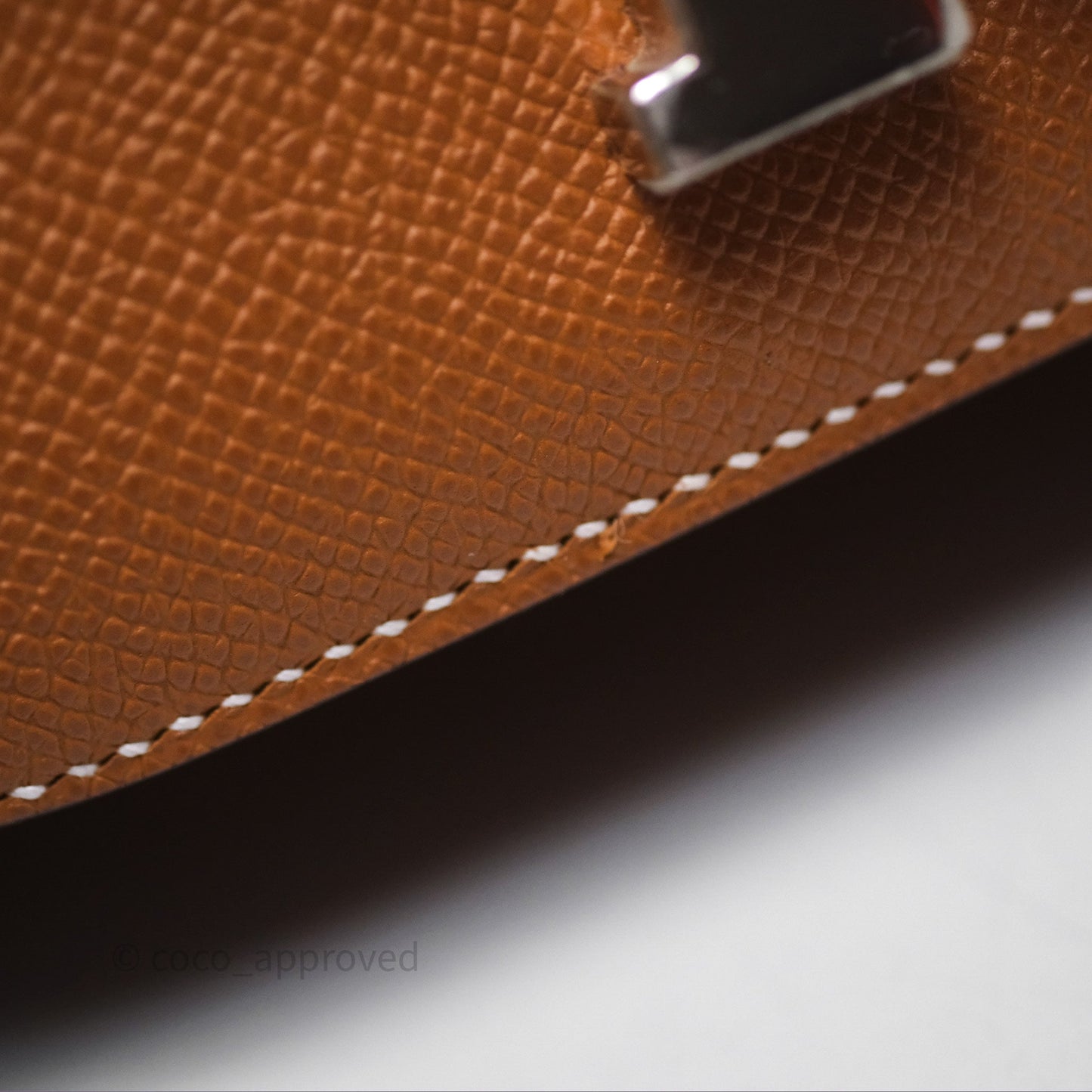 Hermès Constance Mini 18 Gold Epsom Palladium Hardware