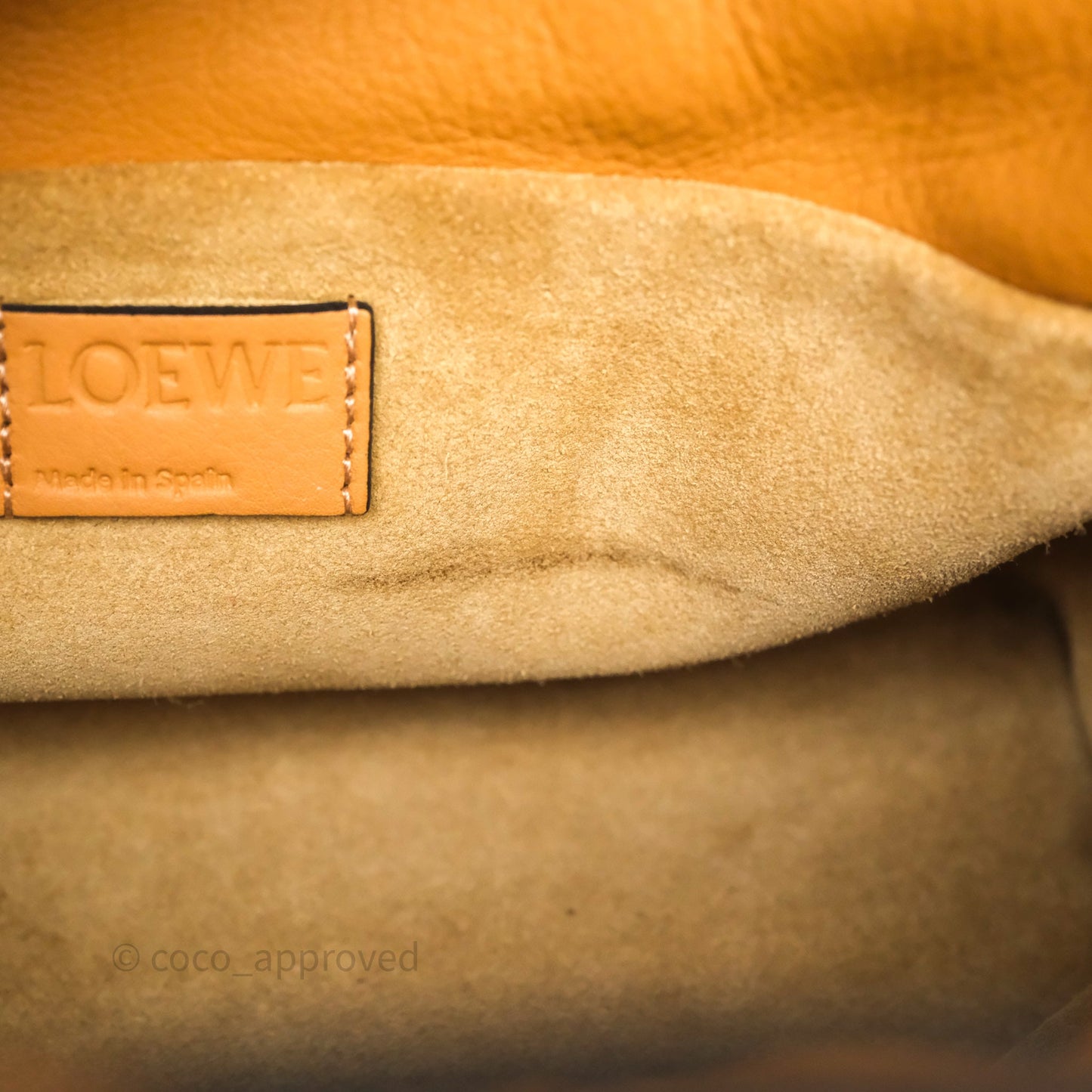 Loewe Mini Flamenco Clutch Nappa Calfskin Warm Desert