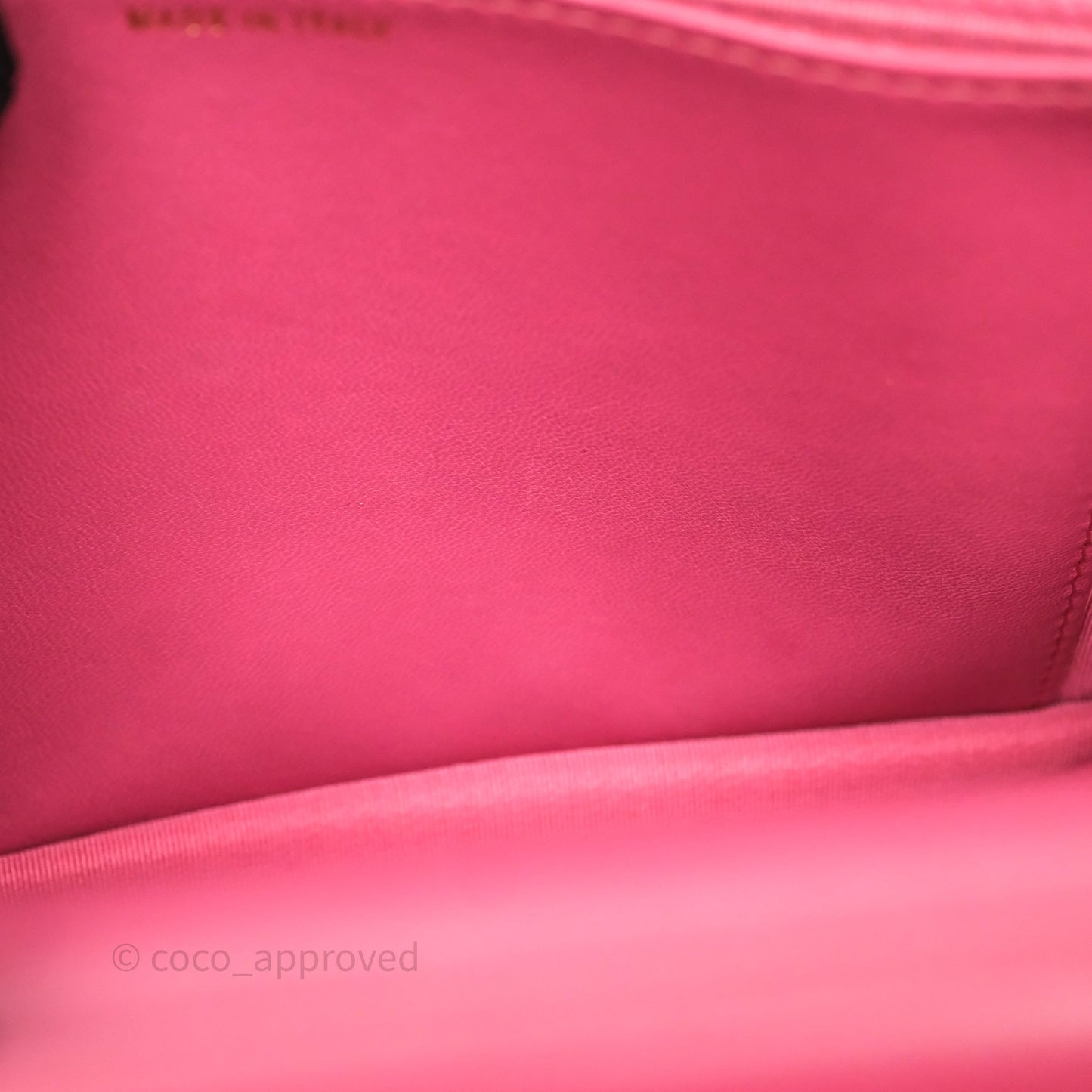 Chanel Quilted Classic WOC Pink Lambskin Gold Hardware