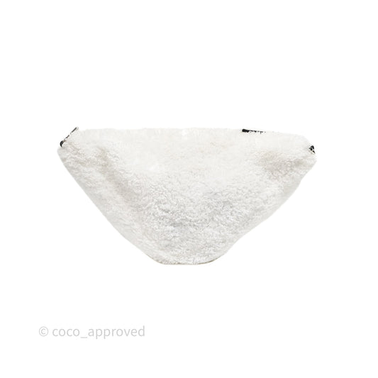 Prada Spugna Triangle White Bag