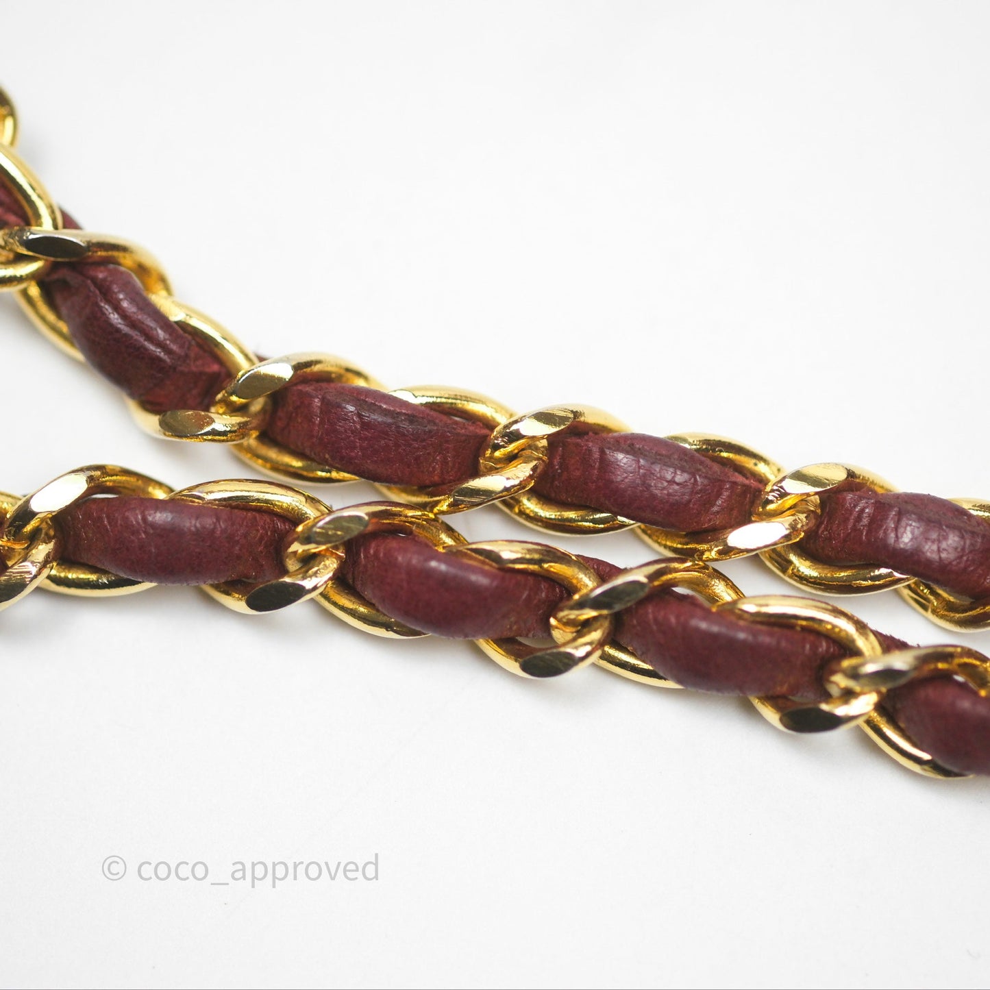 Chanel Vintage Mini Square Burgundy Lambskin 24K Gold Hardware