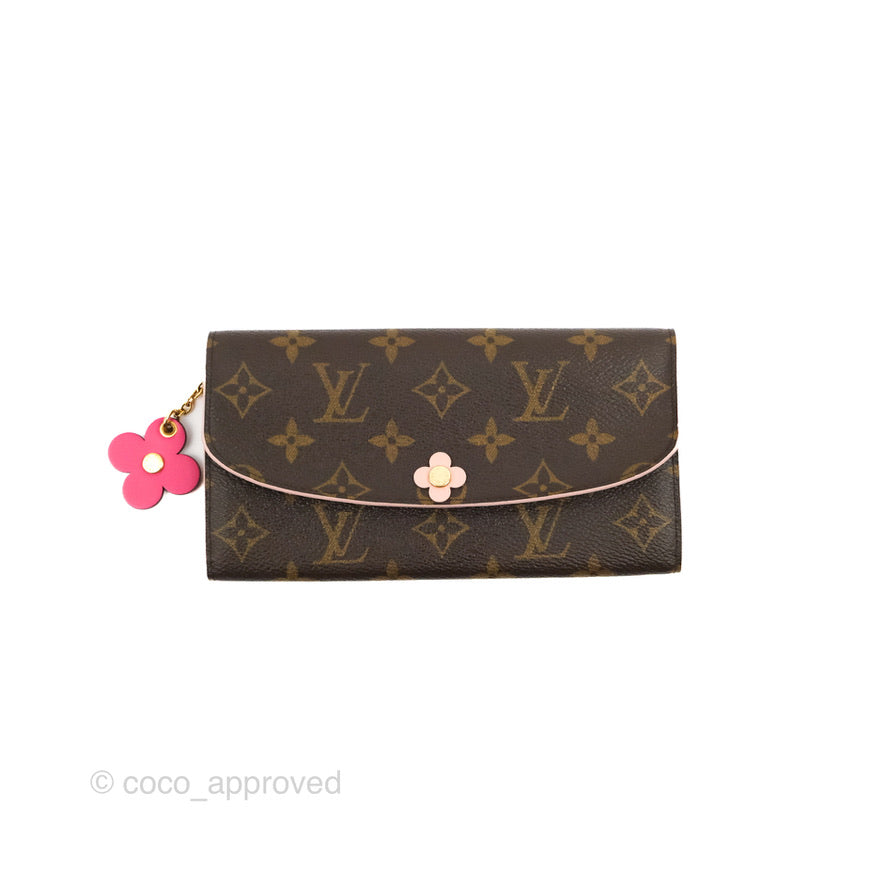 Louis Vuitton Monogram Bloom Flower Emilie Wallet