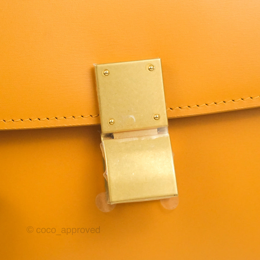 Celine Teen Classic Box Flap Sesame Calfskin