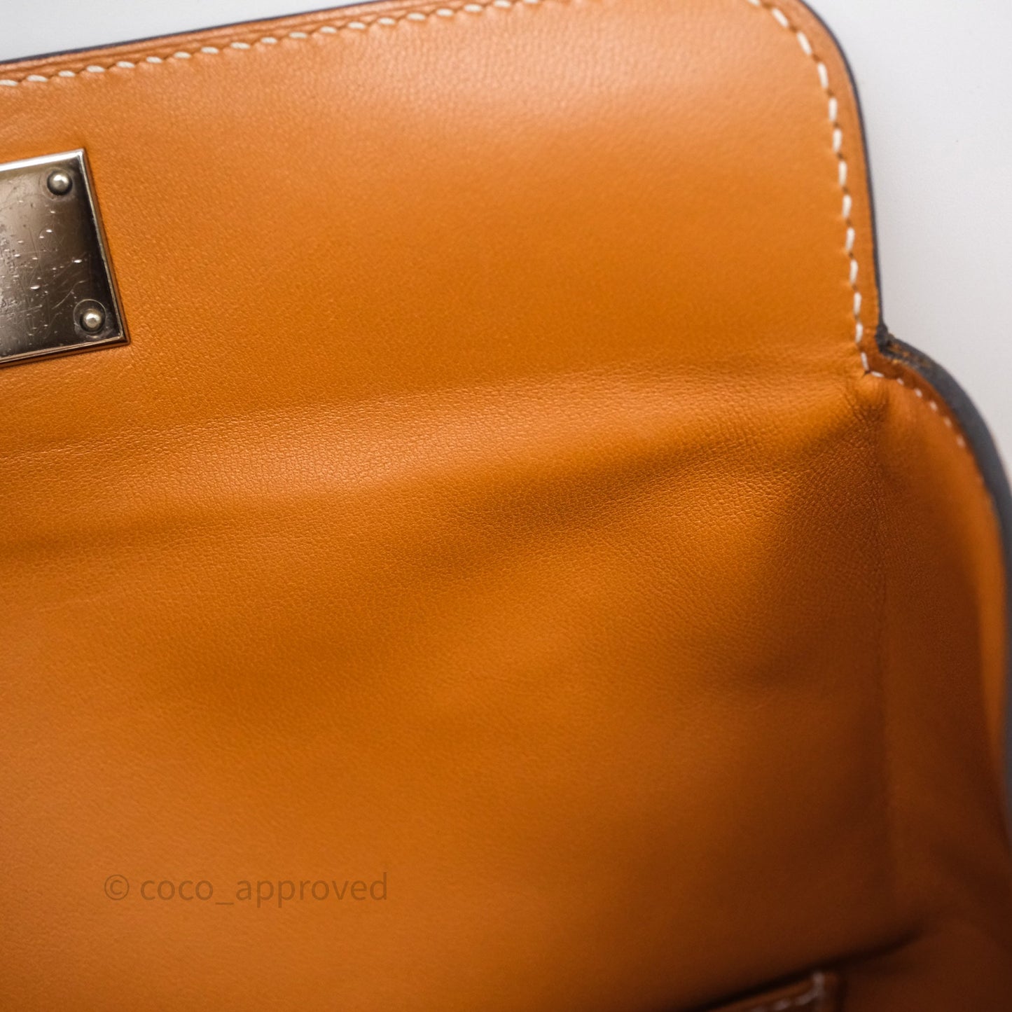 Hermès ToolBox 20 Gold 37 Evercolor Palladium Hardware