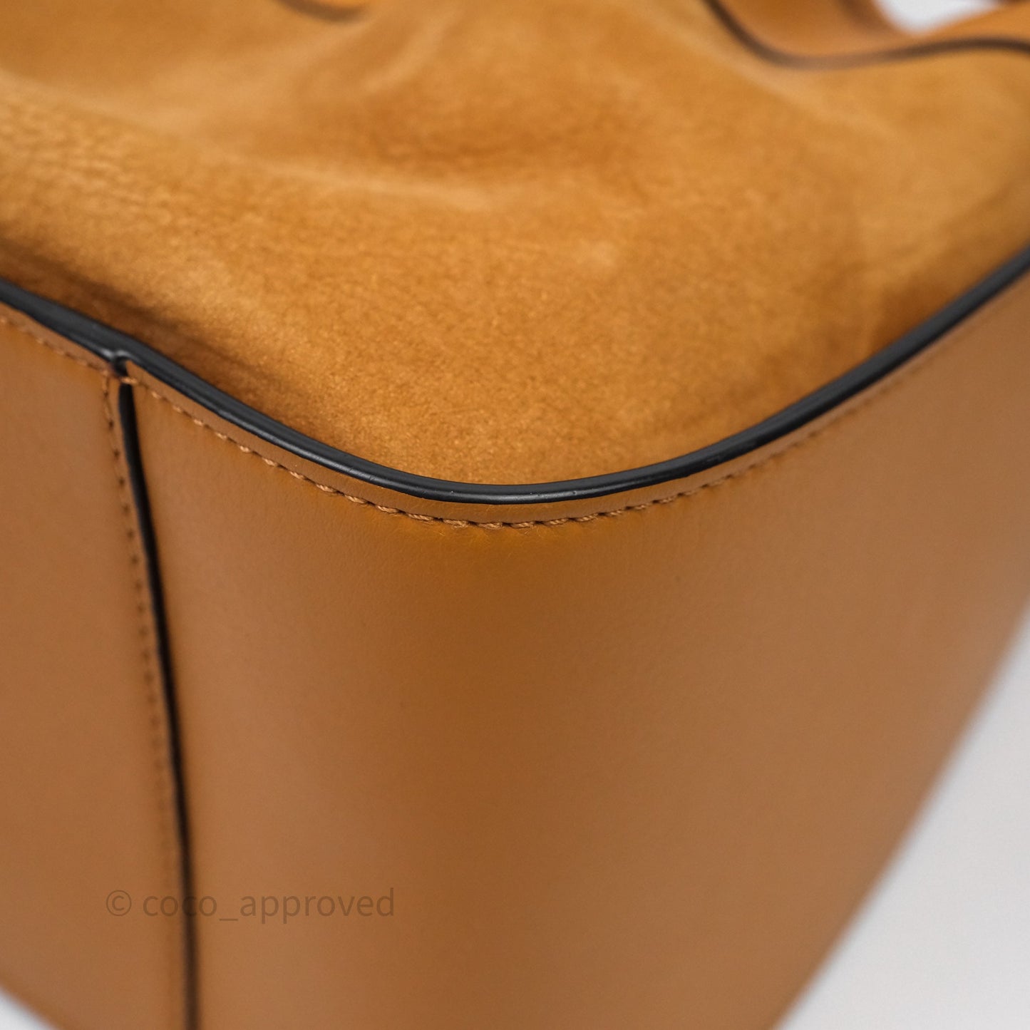 Loewe Small Hammock Drawstring Light Caramel Calfskin