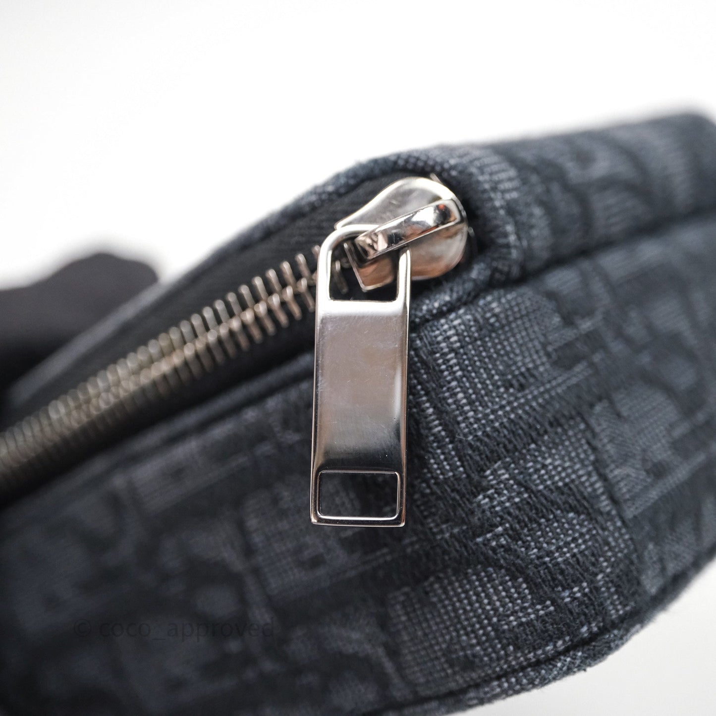 Christian Dior Men's Crossbody Bag Black Oblique Canvas