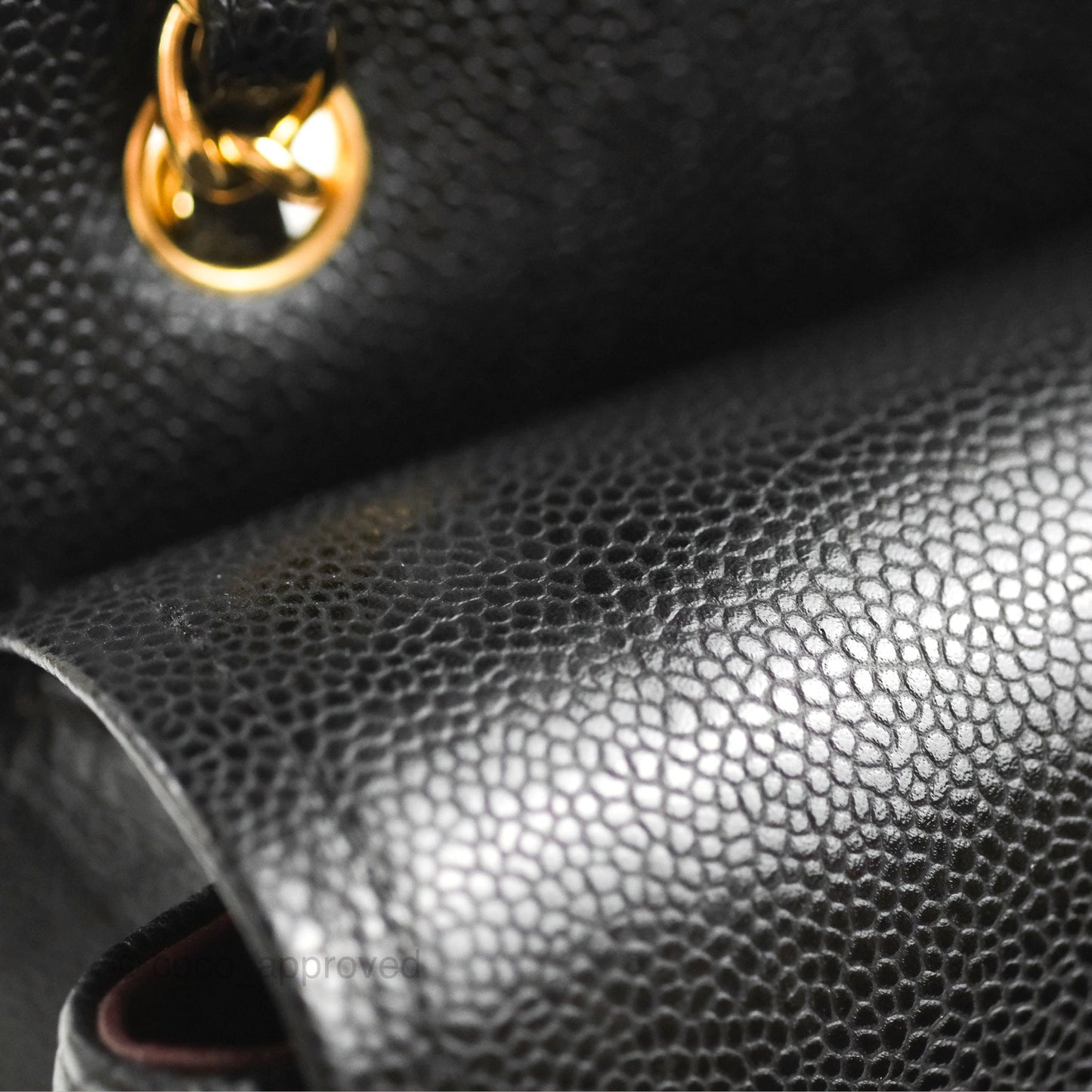 Chanel Jumbo Double Flap Black Caviar Gold Hardware⁣⁣