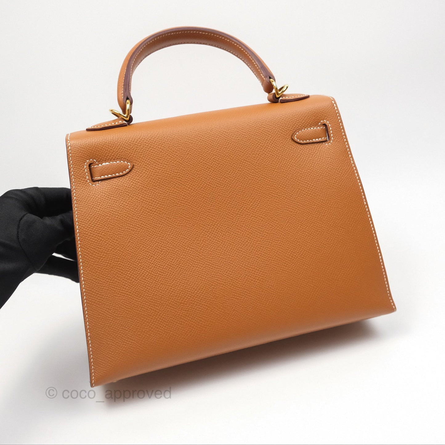 Hermès Kelly 25 Sellier Gold 37 Epsom Gold Hardware