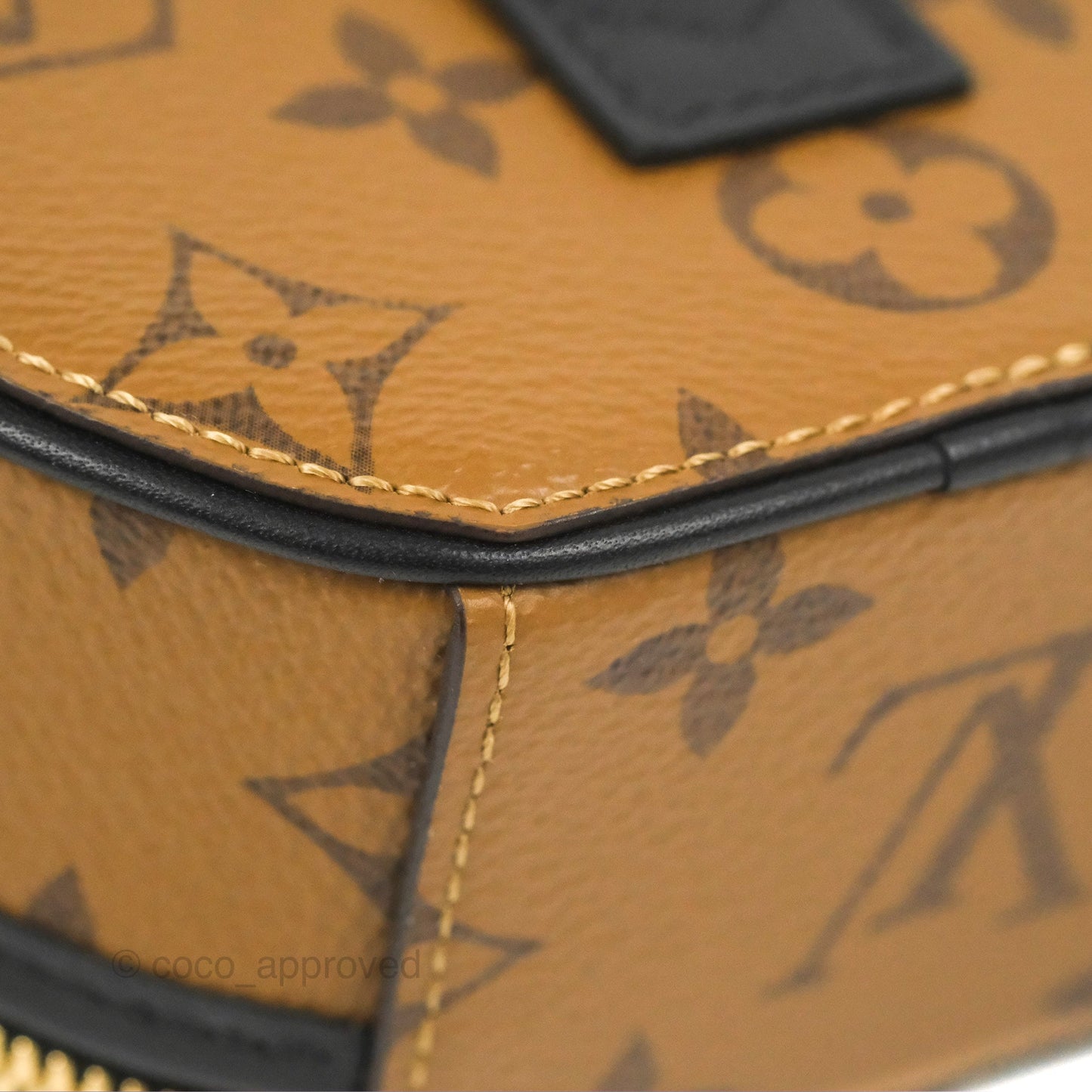 Louis Vuitton Mini Boîte Chapeau Monogram Reverse Canvas Black
