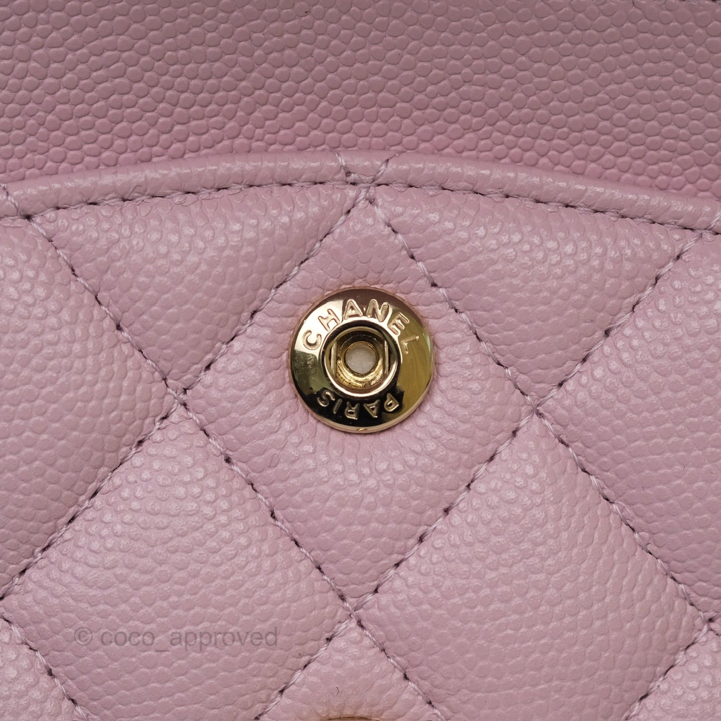 Chanel Small S/M Classic Flap Light Pink Caviar Gold Hardware