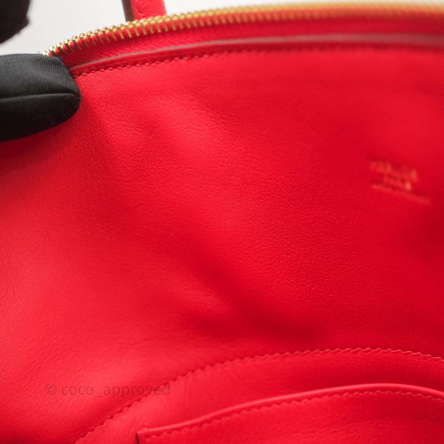 Hermès Bolide 31 Rouge Clemence Gold Hardware